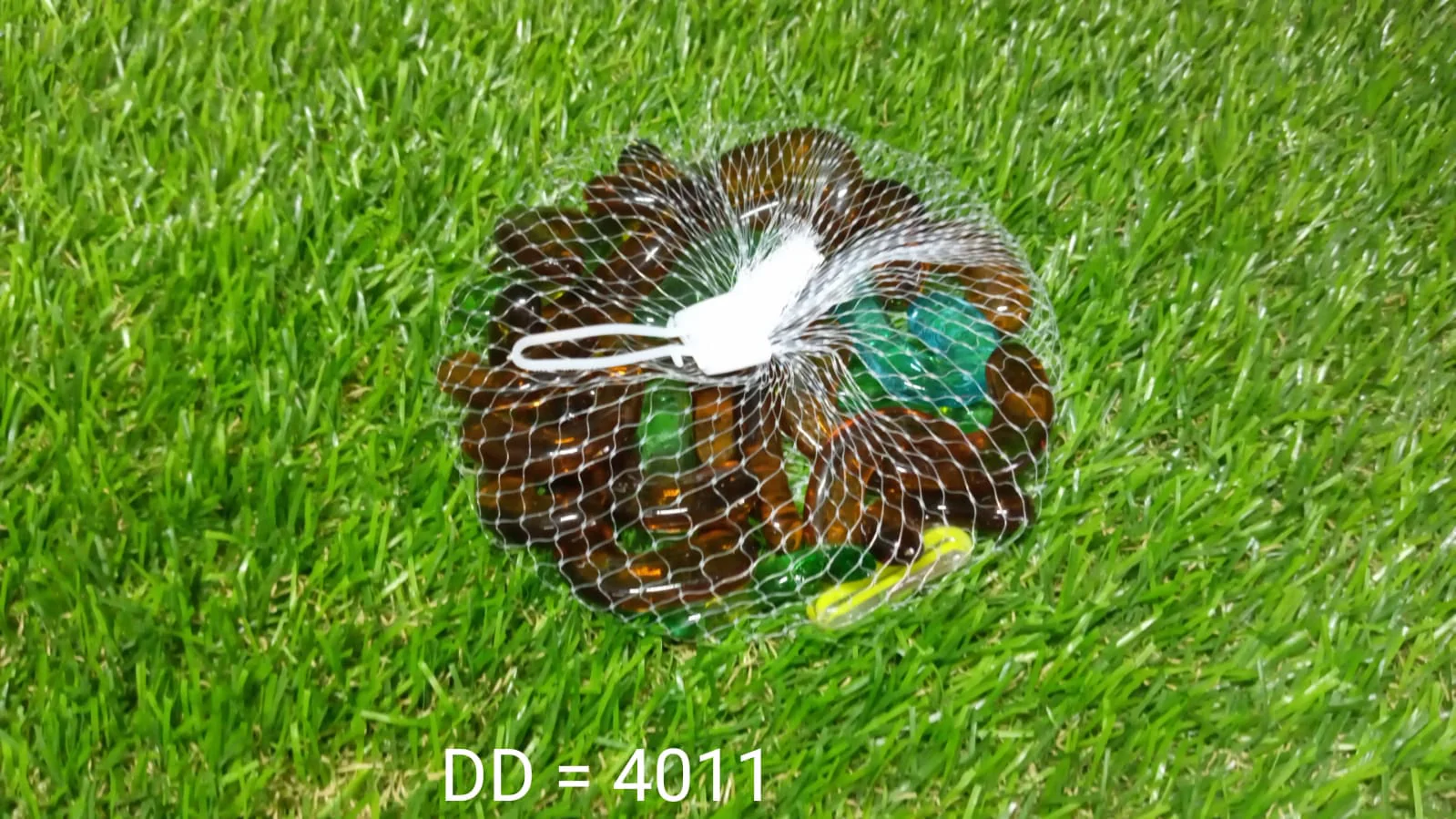 Glass Gem Stone, Flat Round Marbles Pebbles for Vase Fillers, Attractive pebbles for Aquarium Fish Tank. - Image 8