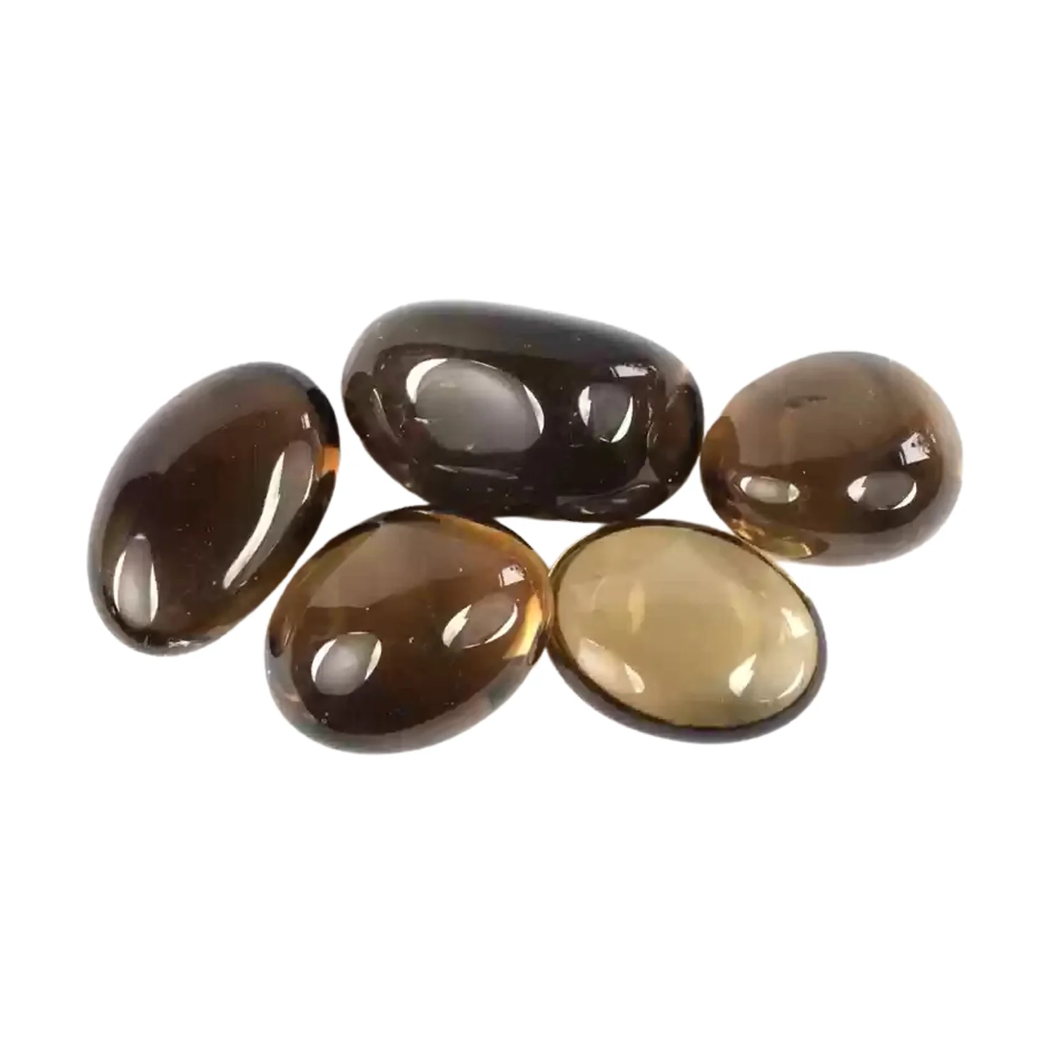 Glass Gem Stone, Flat Round Marbles Pebbles for Vase Fillers, Attractive pebbles for Aquarium Fish Tank. - Image 6