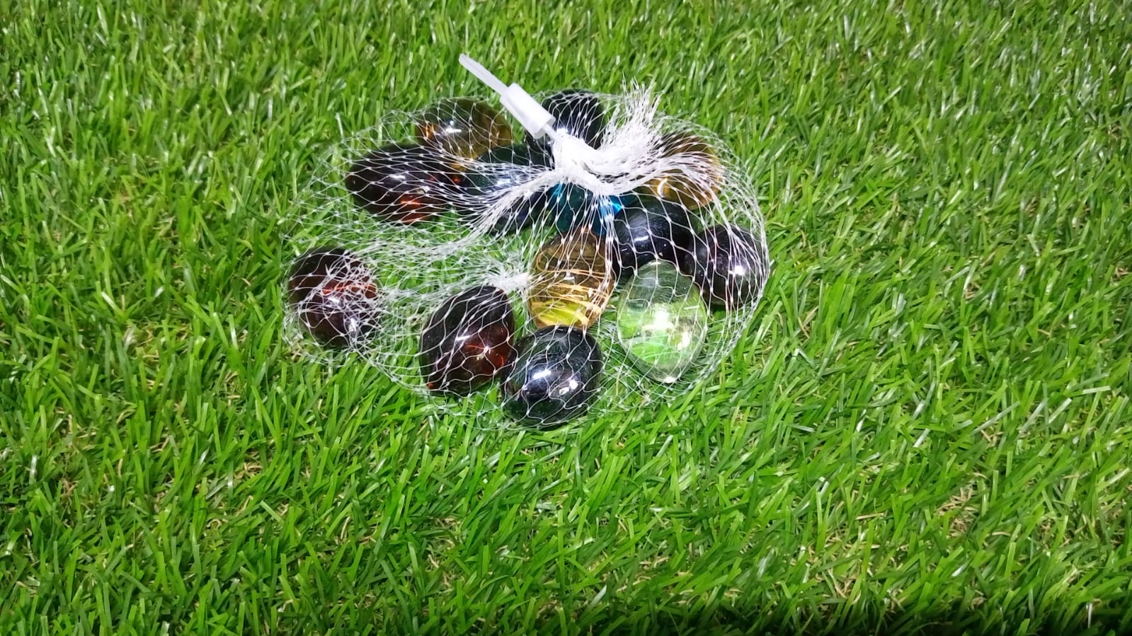 Glass Gem Stone, Flat Round Marbles Pebbles for Vase Fillers, Attractive pebbles for Aquarium Fish Tank. - Image 8