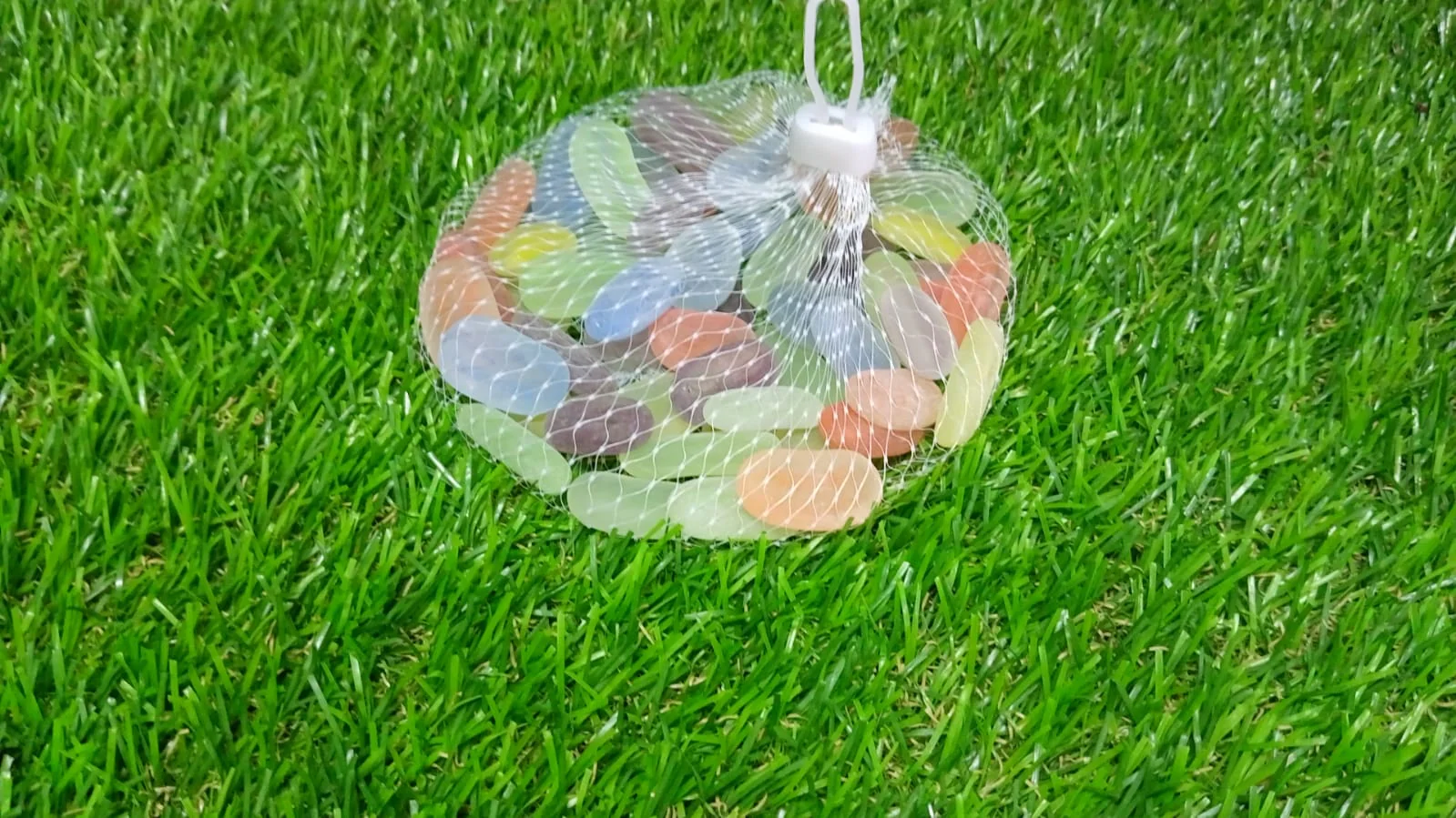 Glass Gem Stone, Flat Round Marbles Pebbles for Vase Fillers, Attractive pebbles for Aquarium Fish Tank. - Image 8