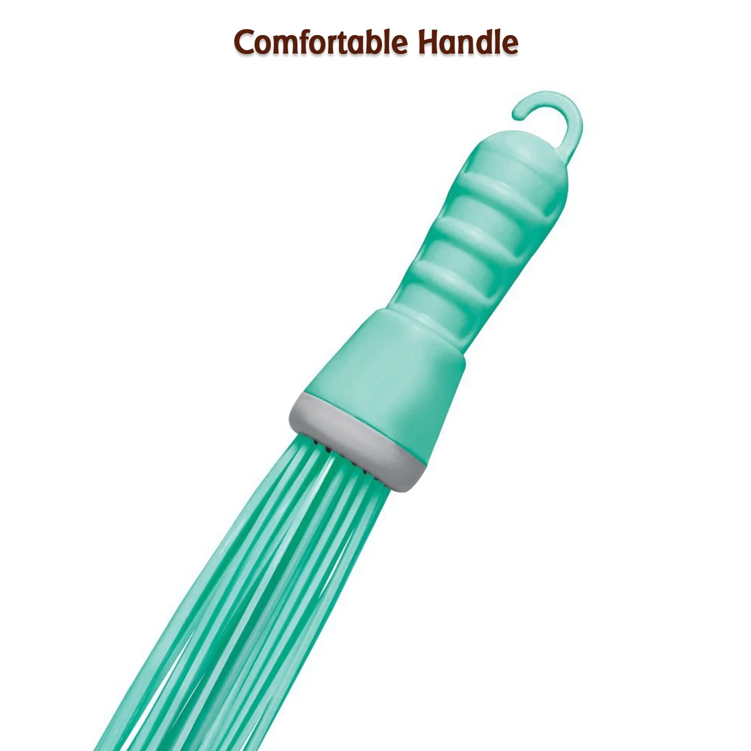 Plastic Hard Bristle Broom for Bathroom Floor Cleaning – Wet & Dry Scrubbing - Image 7