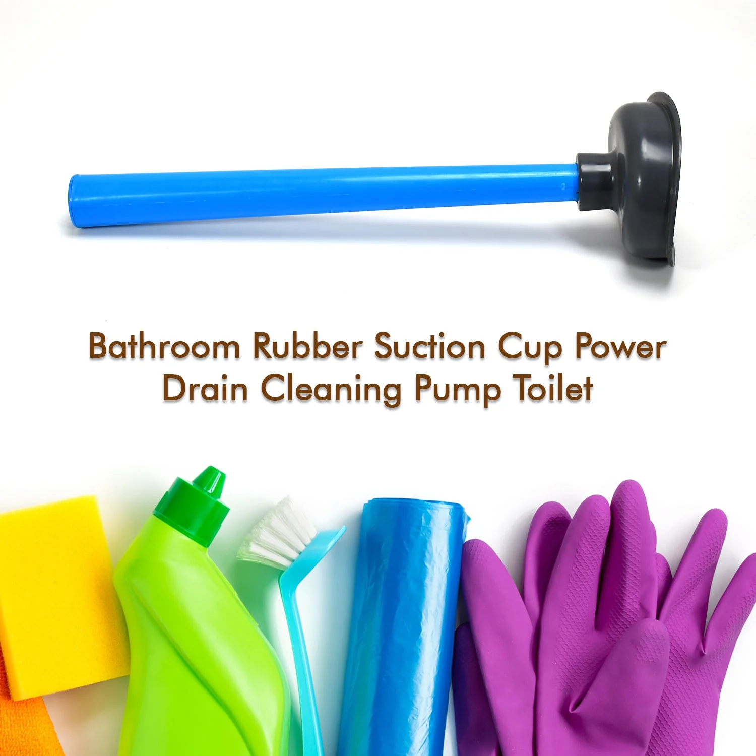 Multifunctional Toilet Plunger, Toilet Blockage Remover Suction Device - Image 7