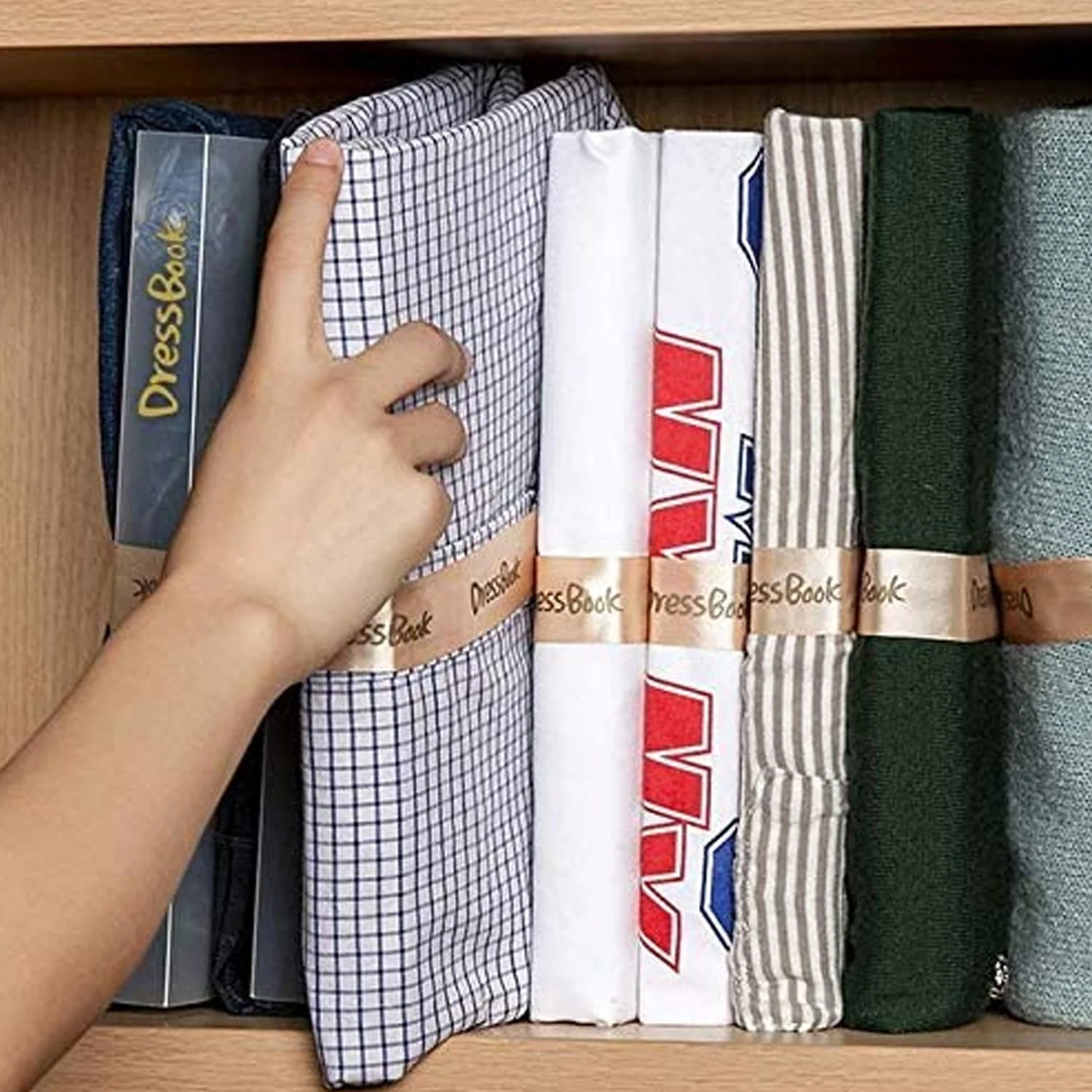 DressBook T-Shirt Folder – Soft Bendable Clothes Folding Board Organizer (5 Pcs) - Image 3
