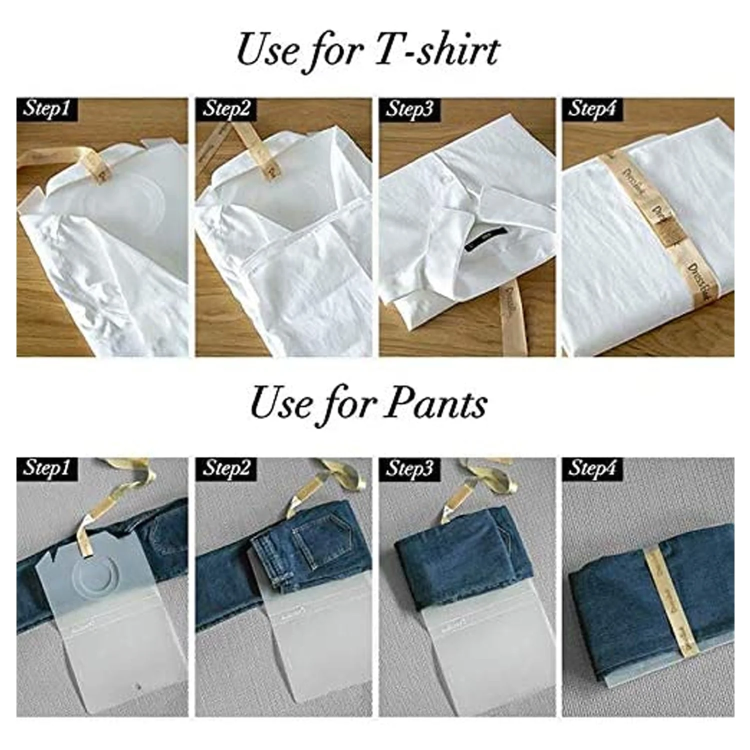 DressBook T-Shirt Folder – Soft Bendable Clothes Folding Board Organizer (5 Pcs) - Image 7