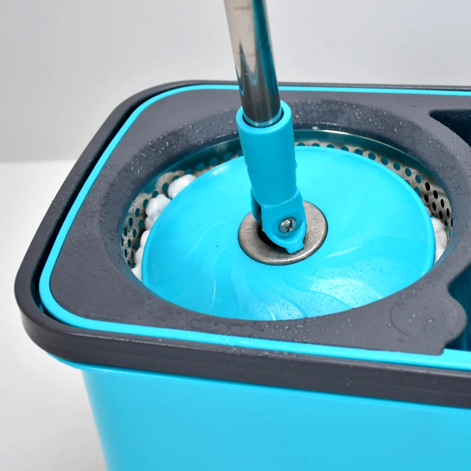 Quick Spin Mop – Plastic Floor Cleaner with Big Bucket & Easy Wheels - Image 7