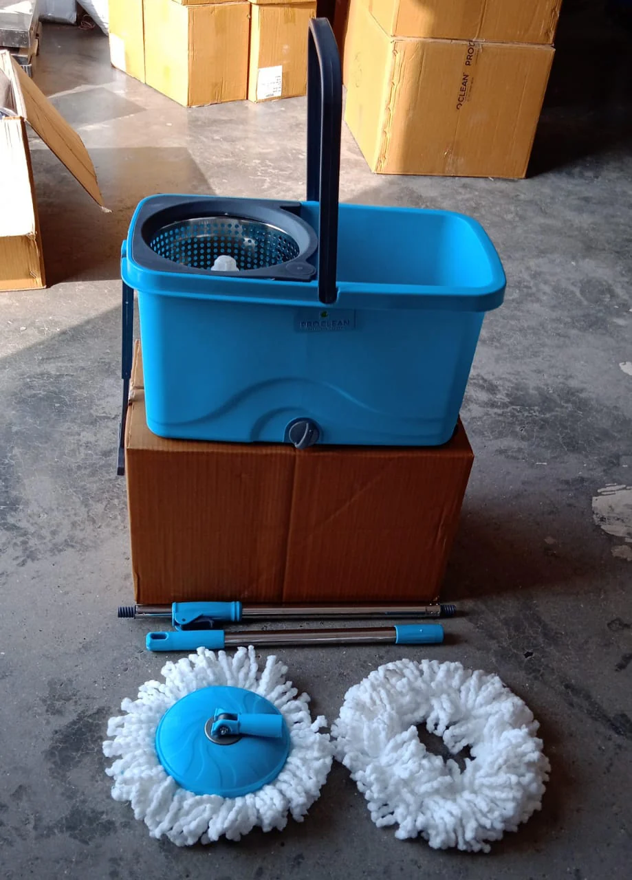 Quick Spin Mop – Plastic Floor Cleaner with Big Bucket & Easy Wheels - Image 8