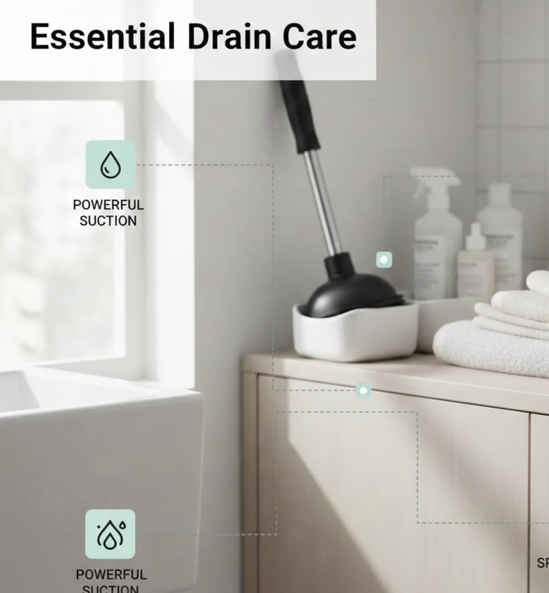 Drain Unblocker Pump for Kitchen, Sink & Toilet Cleaning - Image 9
