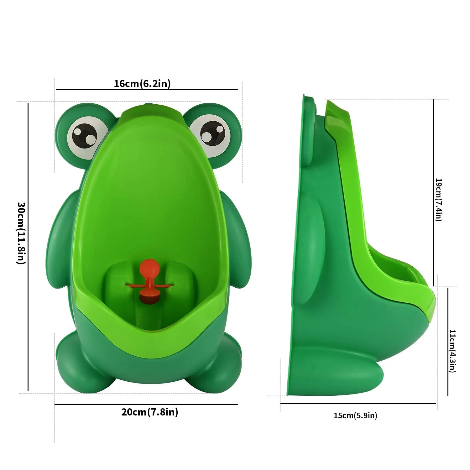 Cute Frog Standing Potty Training Urinal for Boys - Toilet with Funny Aiming Target - Image 5
