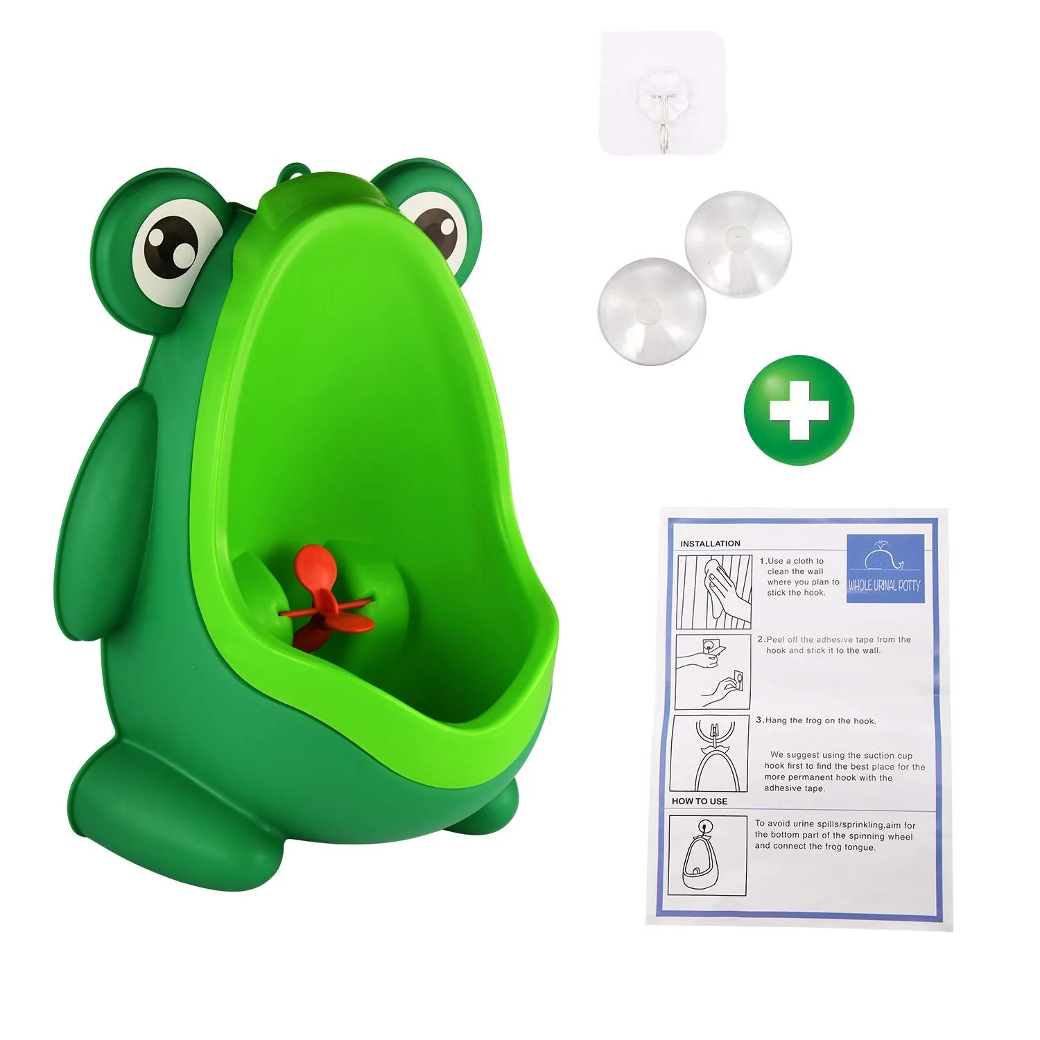 Cute Frog Standing Potty Training Urinal for Boys - Toilet with Funny Aiming Target - Image 8
