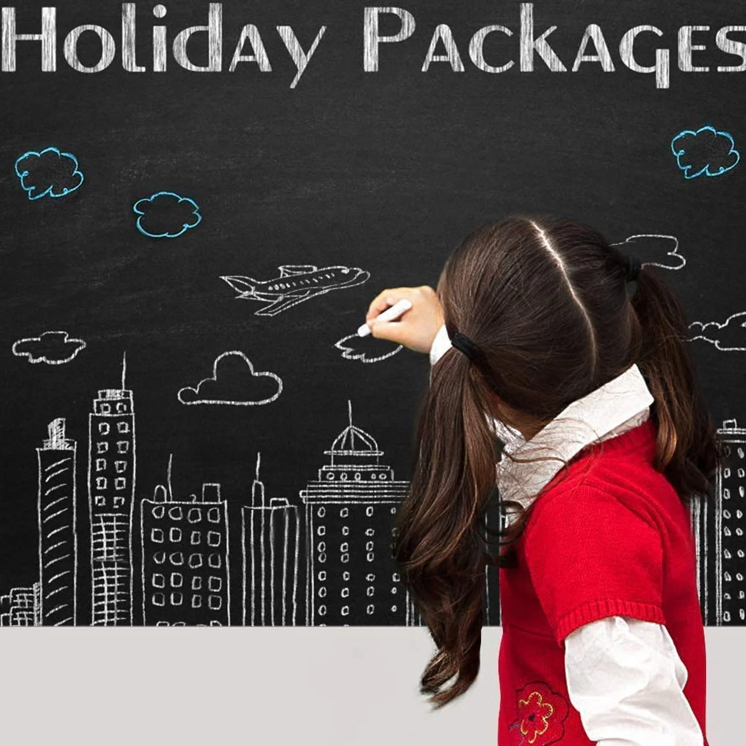Blackboard Erasable Wall Sticker Chalkboard Sticker Wall Stickers Mural - Image 10