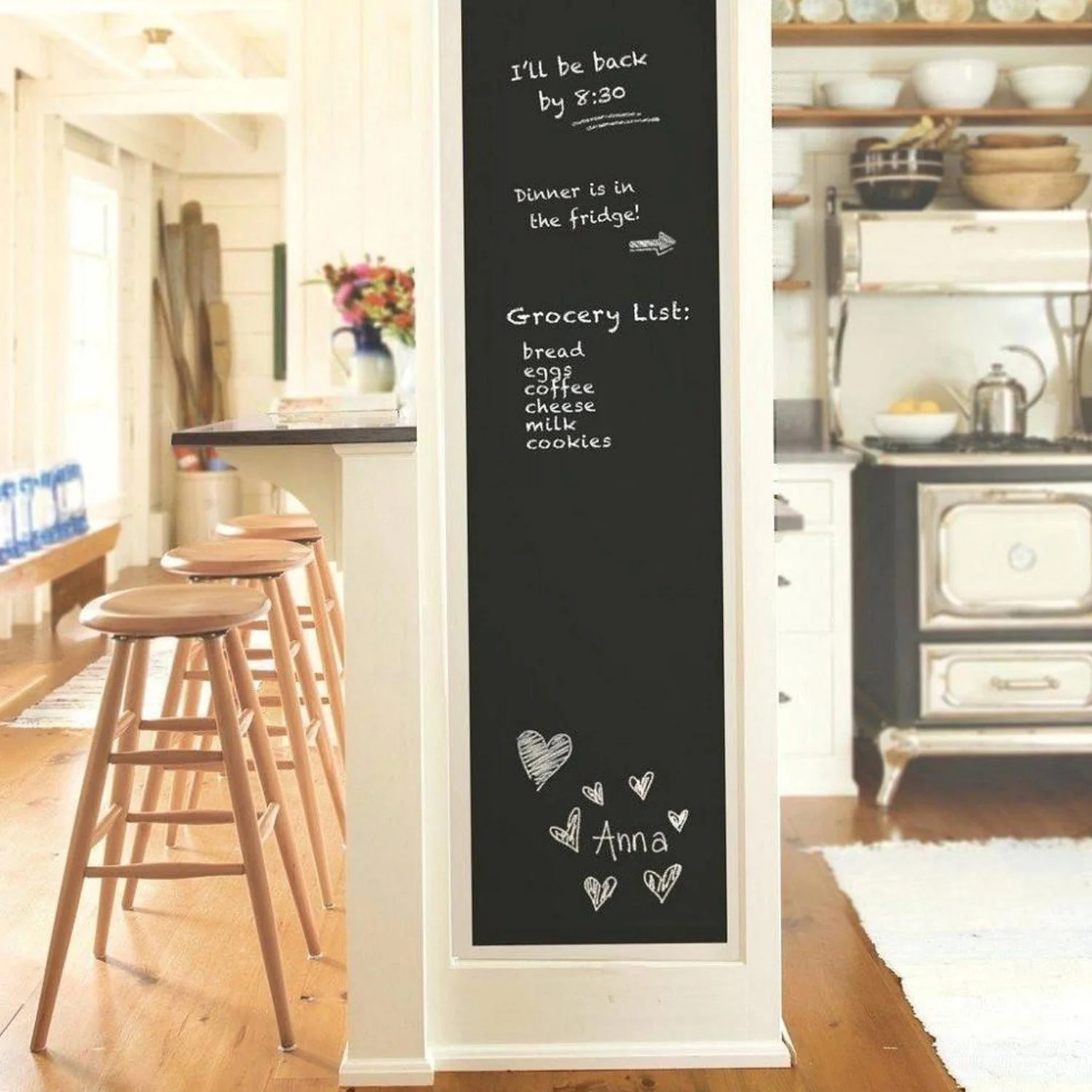Blackboard Erasable Wall Sticker Chalkboard Sticker Wall Stickers Mural - Image 9