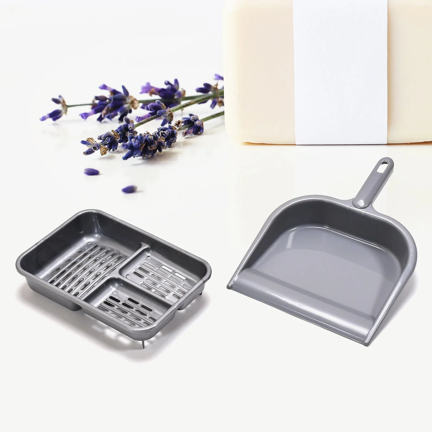 Large Capacity Plastic Bathroom Set of 7 Pc - Image 6