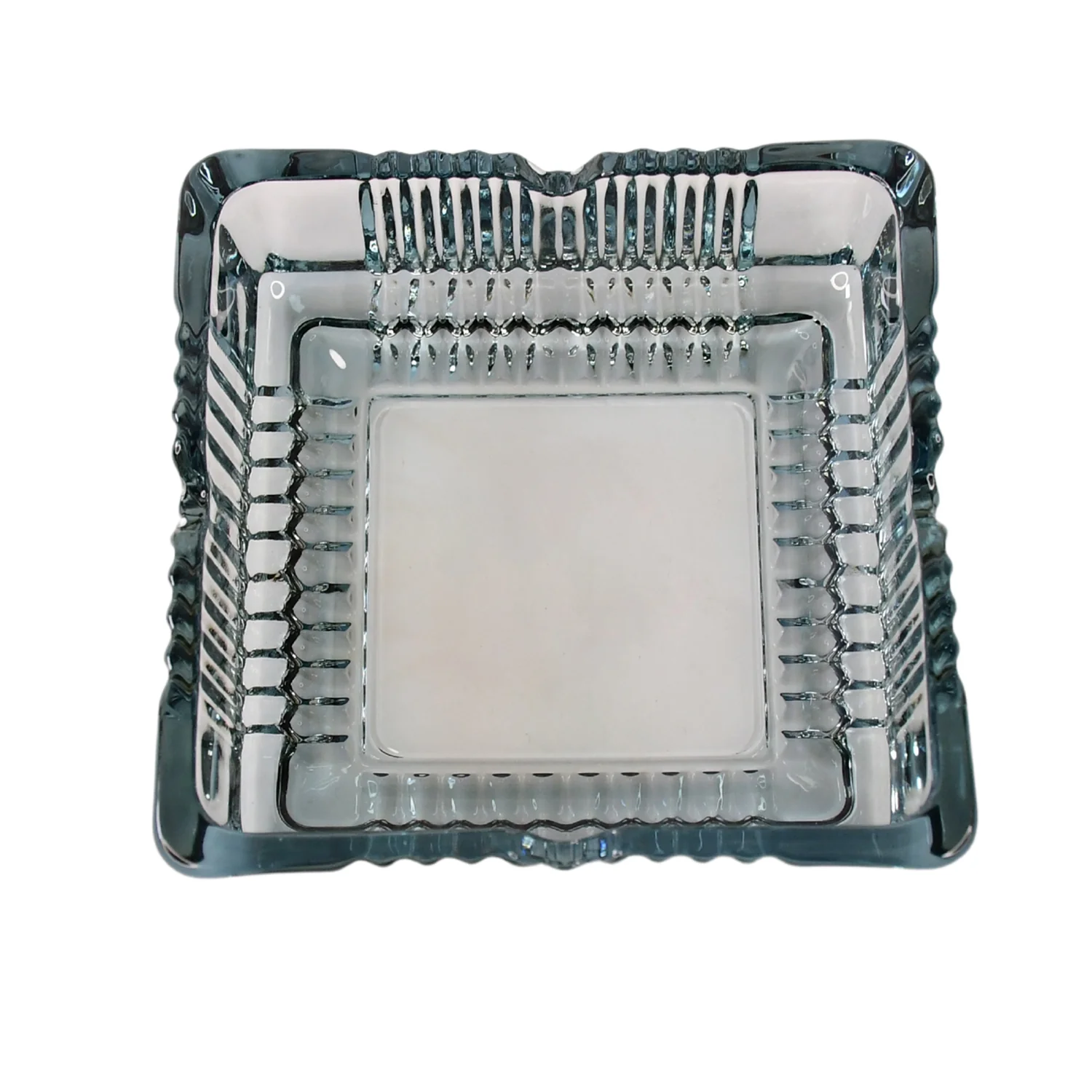 Square Glass Misti Crystal Quality Cigar Cigarette Ashtray - Image 5