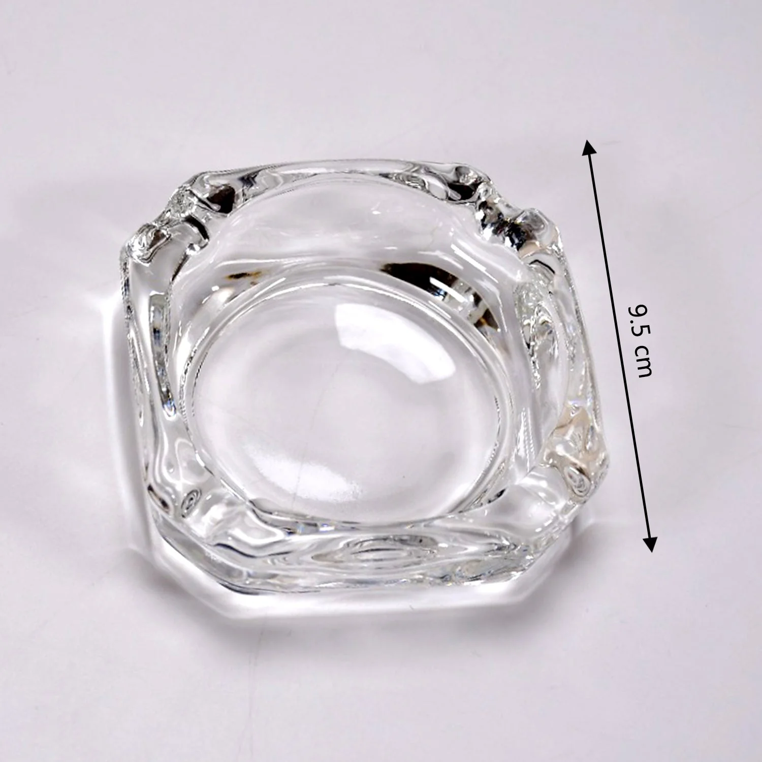 Glass Brunswick Crystal Quality Cigar Cigarette Ashtray - Image 11