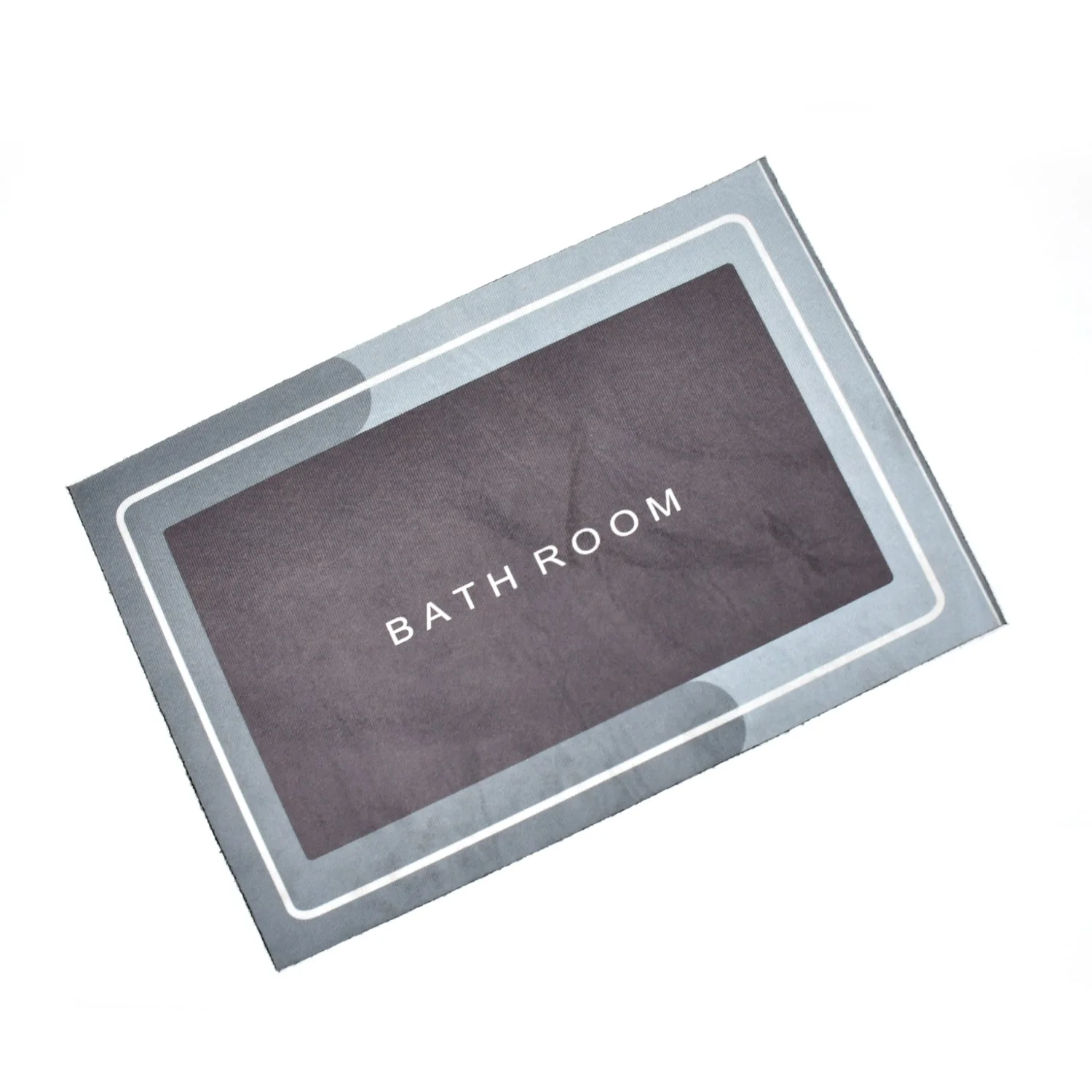 Square Bathroom mat Quick Drying Absorbent mat for Home, Kitchen (57x38cm) - Image 4