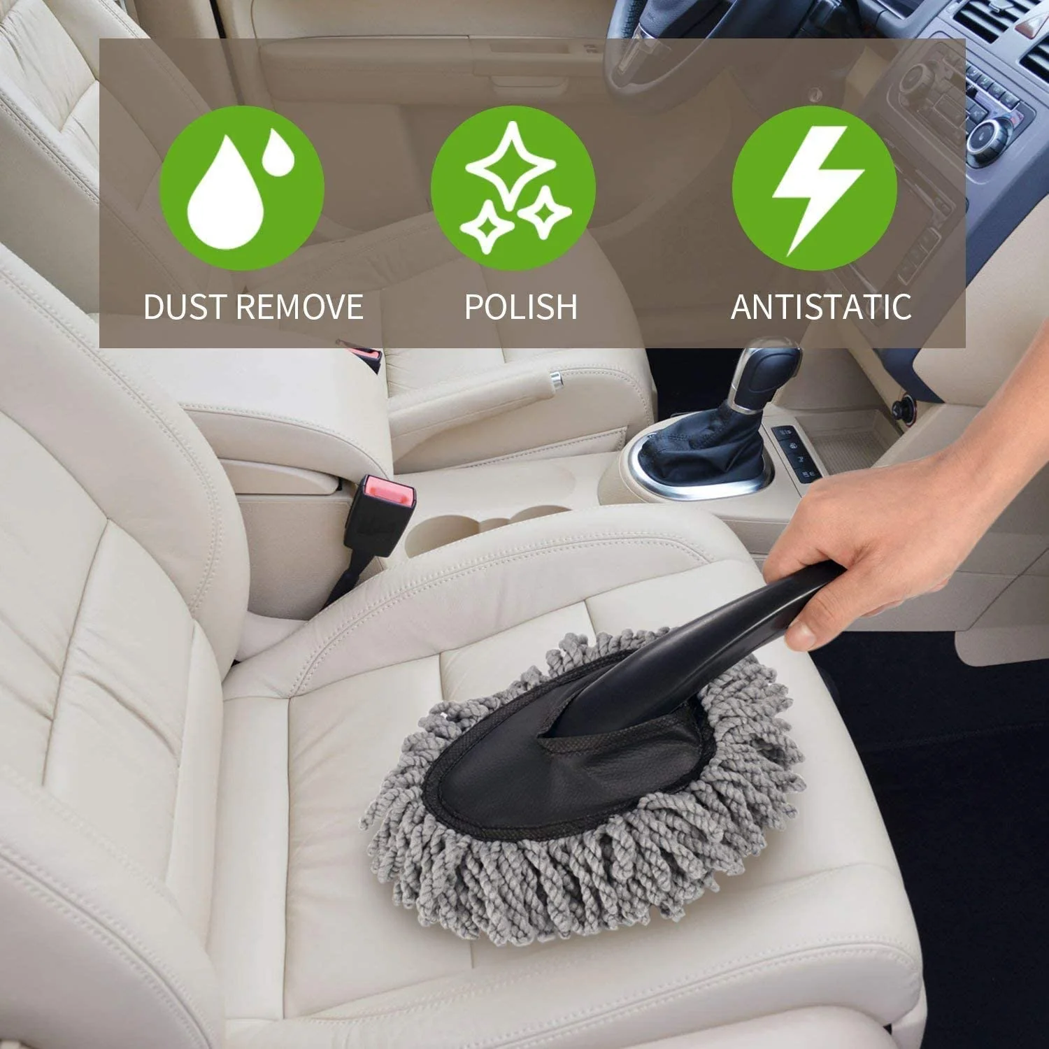 Car Wash Cleaning Brush Microfiber Dusting Tool Duster Dust Mop Home Cleaning - Image 3