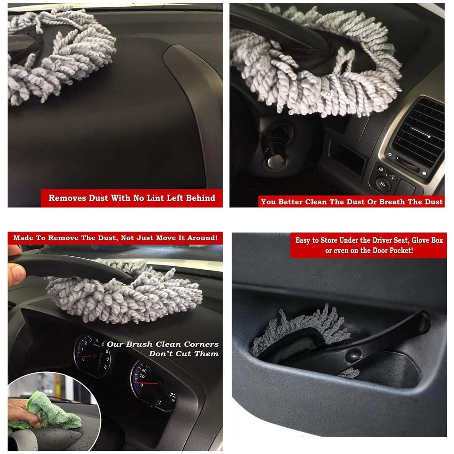 Car Wash Cleaning Brush Microfiber Dusting Tool Duster Dust Mop Home Cleaning - Image 8