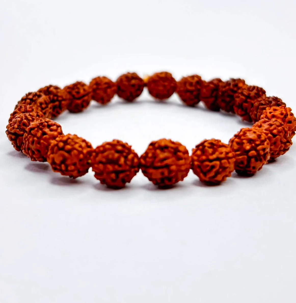 Rudraksha  Bracelet Beads Elastic For Men & Women - Image 2