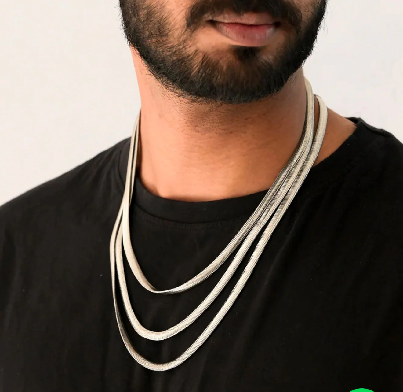 Silver Chain for Men & Boys – Stylish Fashion Accessory for Daily Wear & Gifts - Image 3