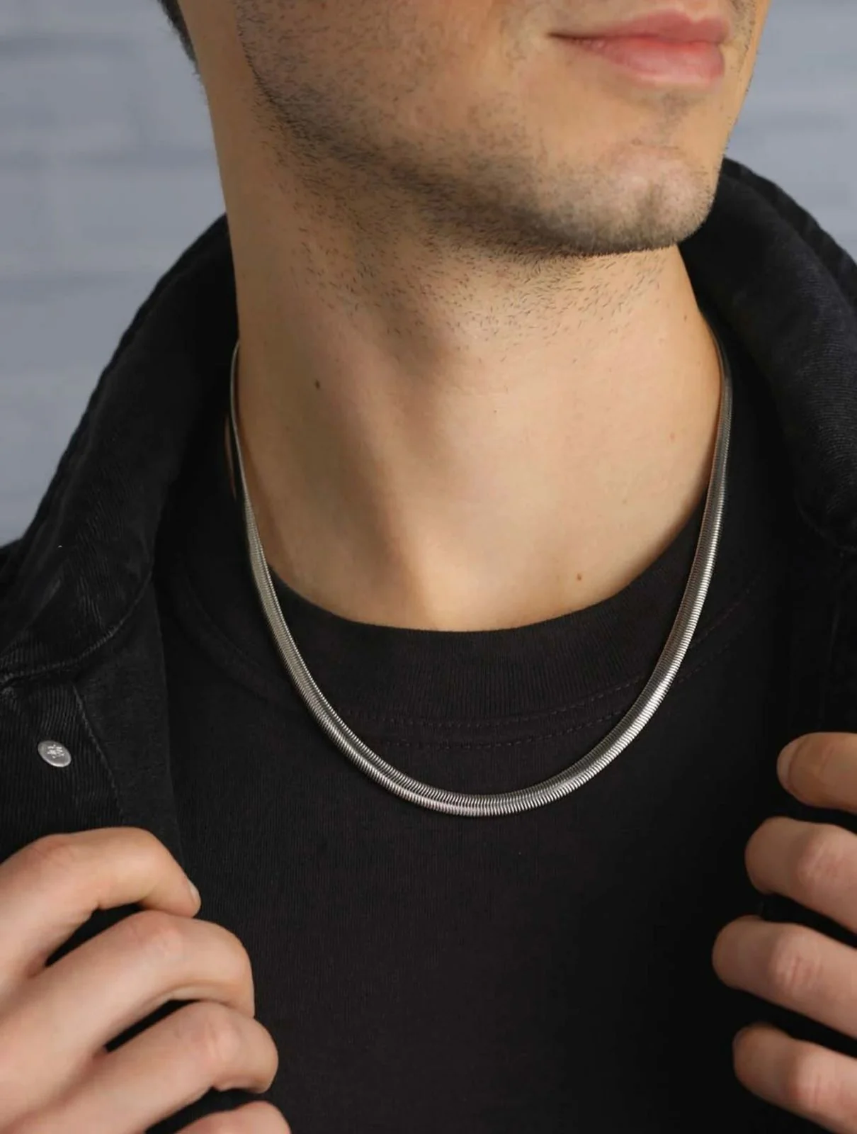 Silver Chain for Men & Boys – Stylish Fashion Accessory for Daily Wear & Gifts - Image 4
