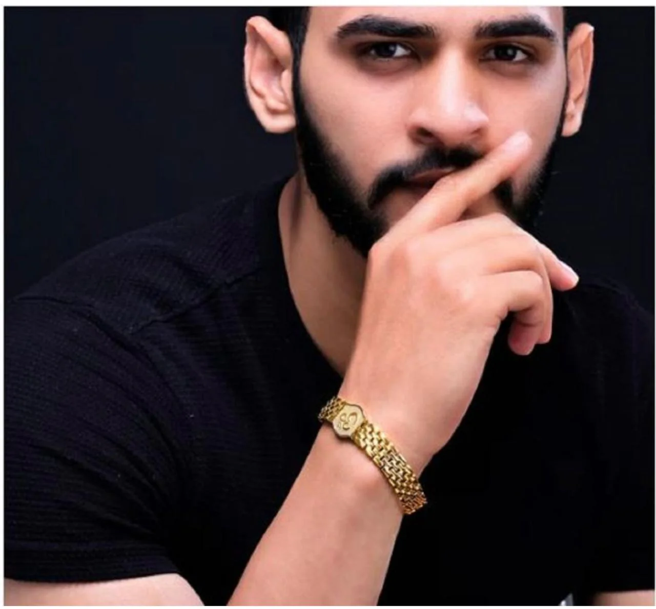 Om Premium Gold Brass Plated Bracelet | Spiritual Jewellery for Men &amp; Women - Image 6