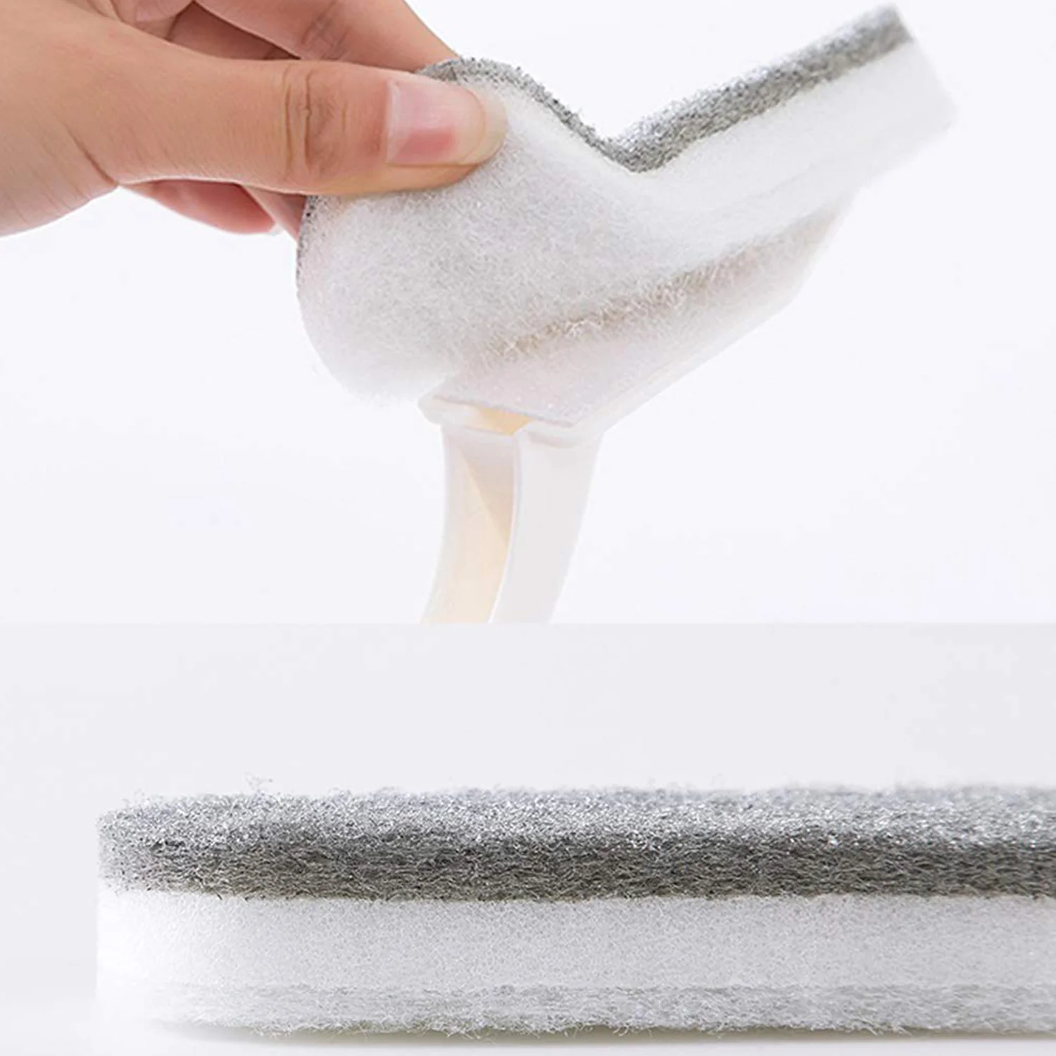 Cleaning Brush Creative Triangle Kitchen Brush Bathroom Cleaning Tool Cleaning Brush - Image 6