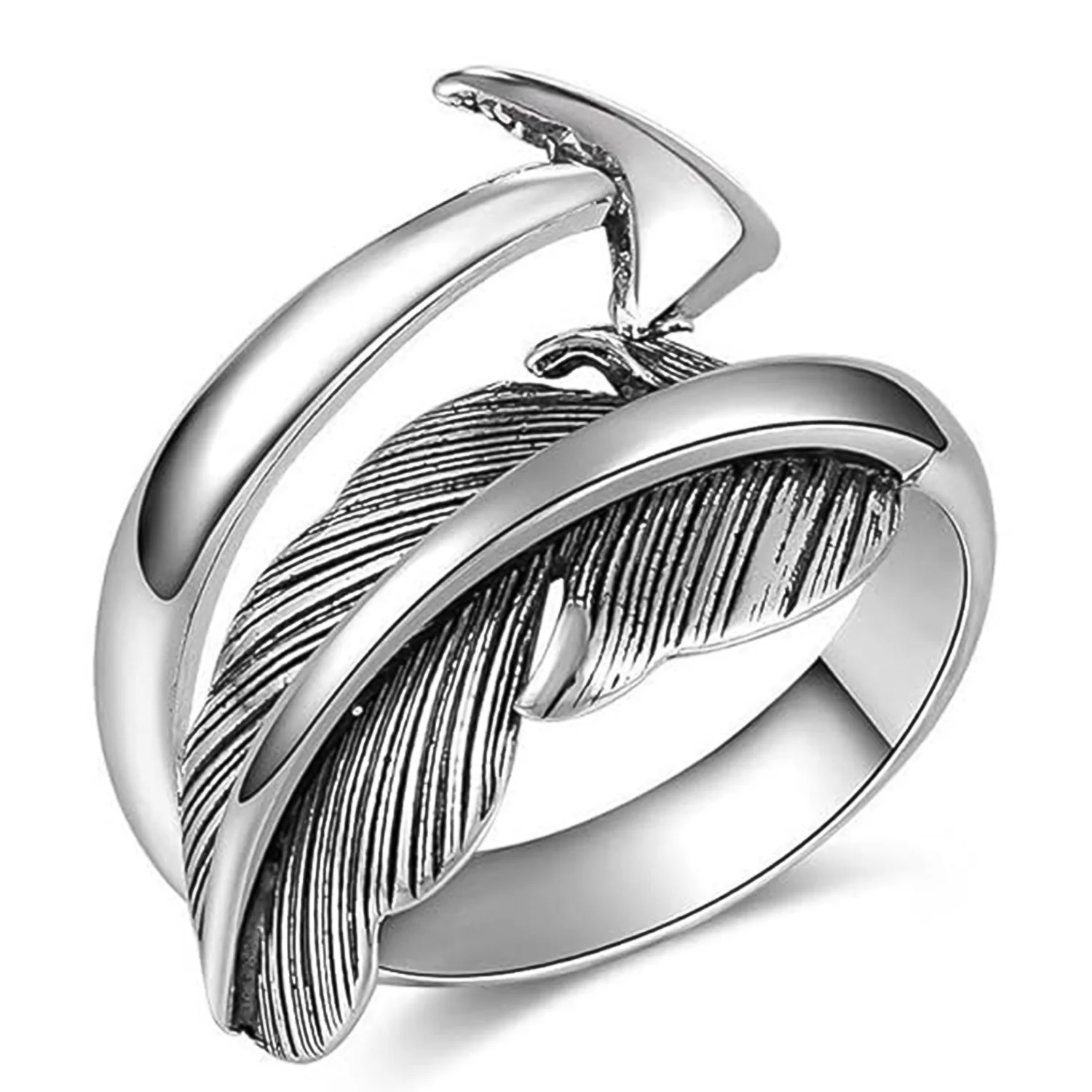Fashionable Adjustable Arrow With Feather Ring - Image 6