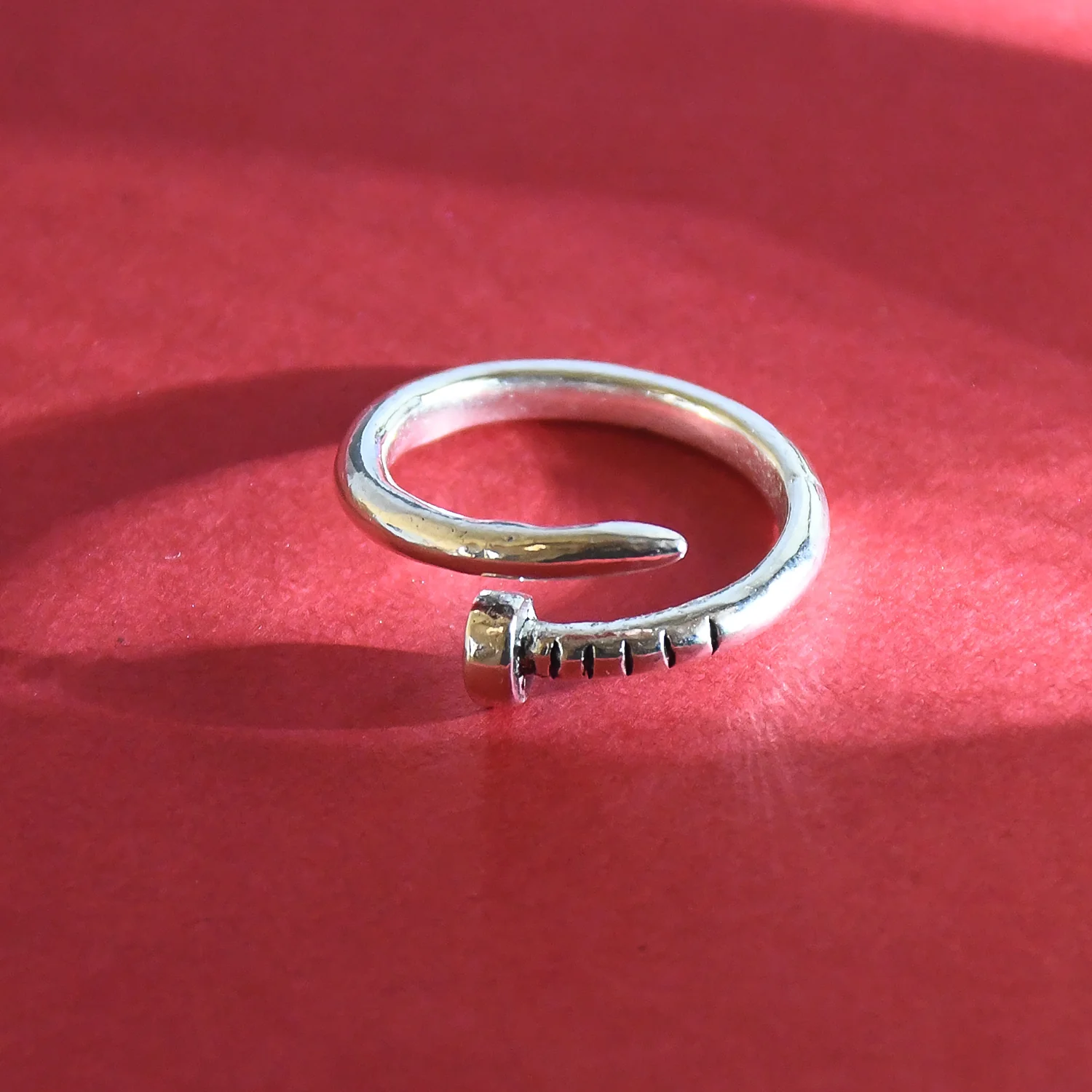 Nail Screw Ring Free Size - Image 3
