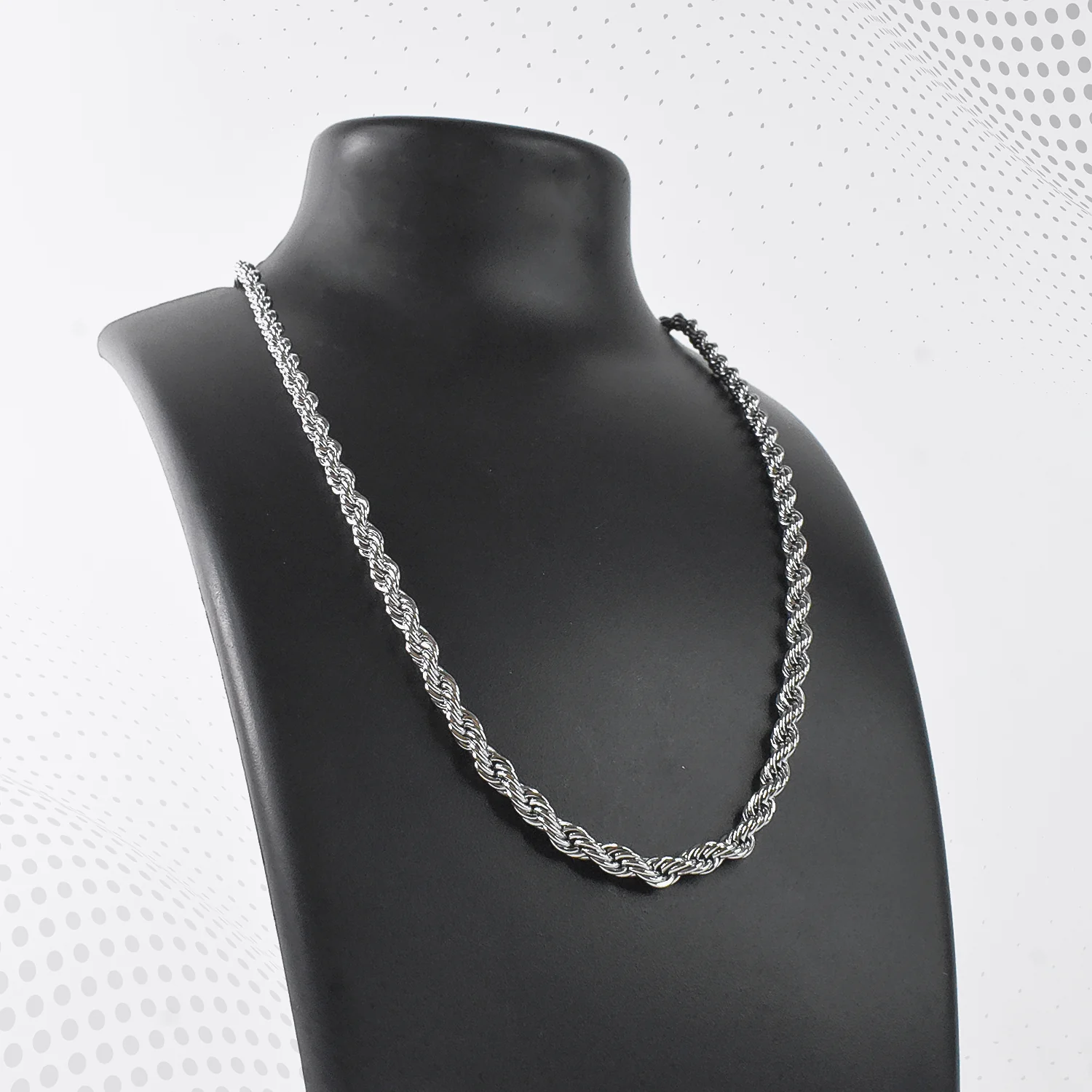 Stainless Steel Silver Chain for Men - Image 3