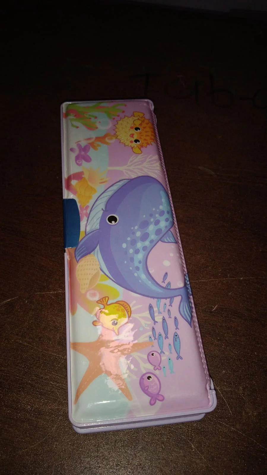 Multipurpose Cartoon Pencil Case – Double Deck Compass Box with 2 Compartments - Image 8