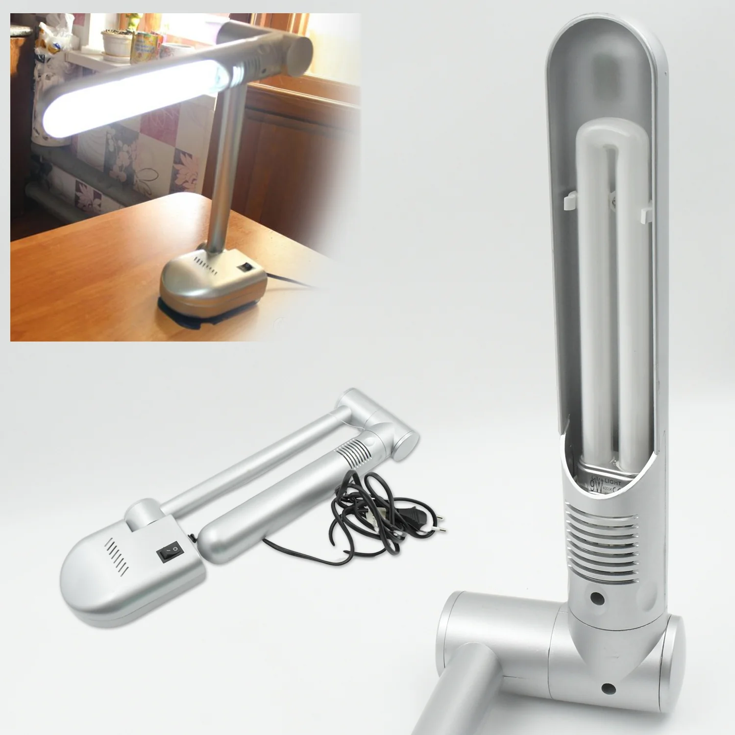Multifunctional LED Desk Lamp for Study & Office – Eye-Caring Light (1 Pc) - Image 4