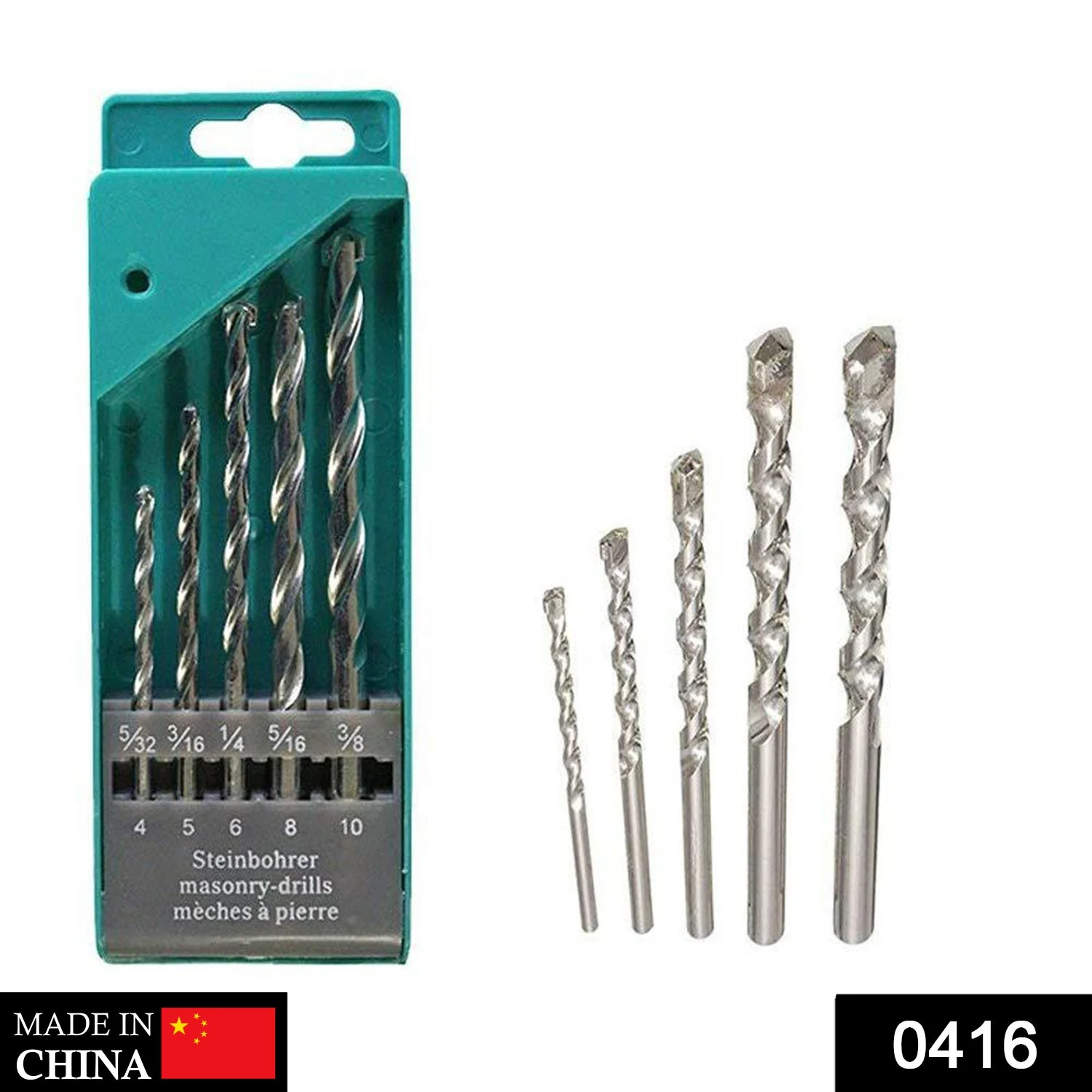 Metal Drill Bit Set (Multicolor, 5-Piece) - Image 2