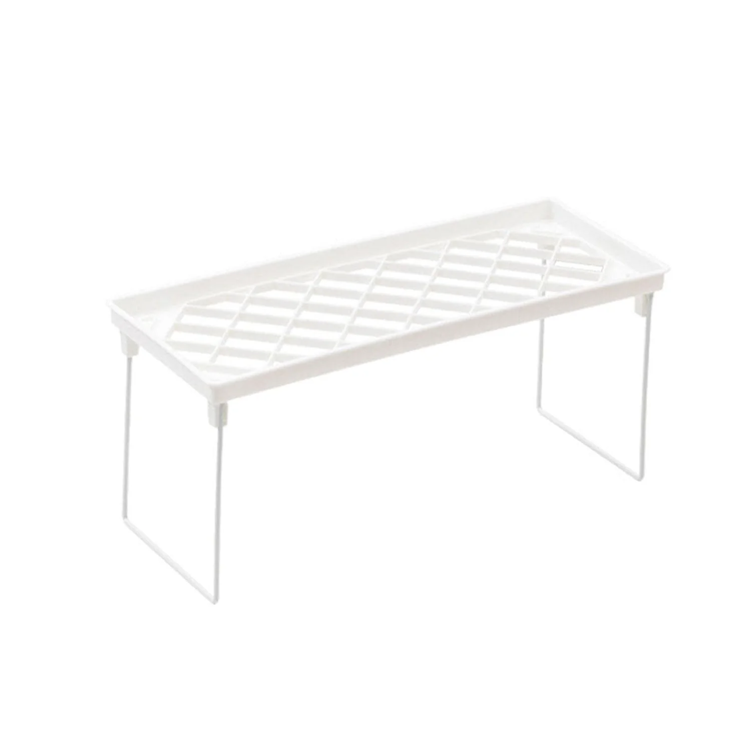 Folding Storage Organizer Stack Shelf Rack (1 Pc) - Image 5