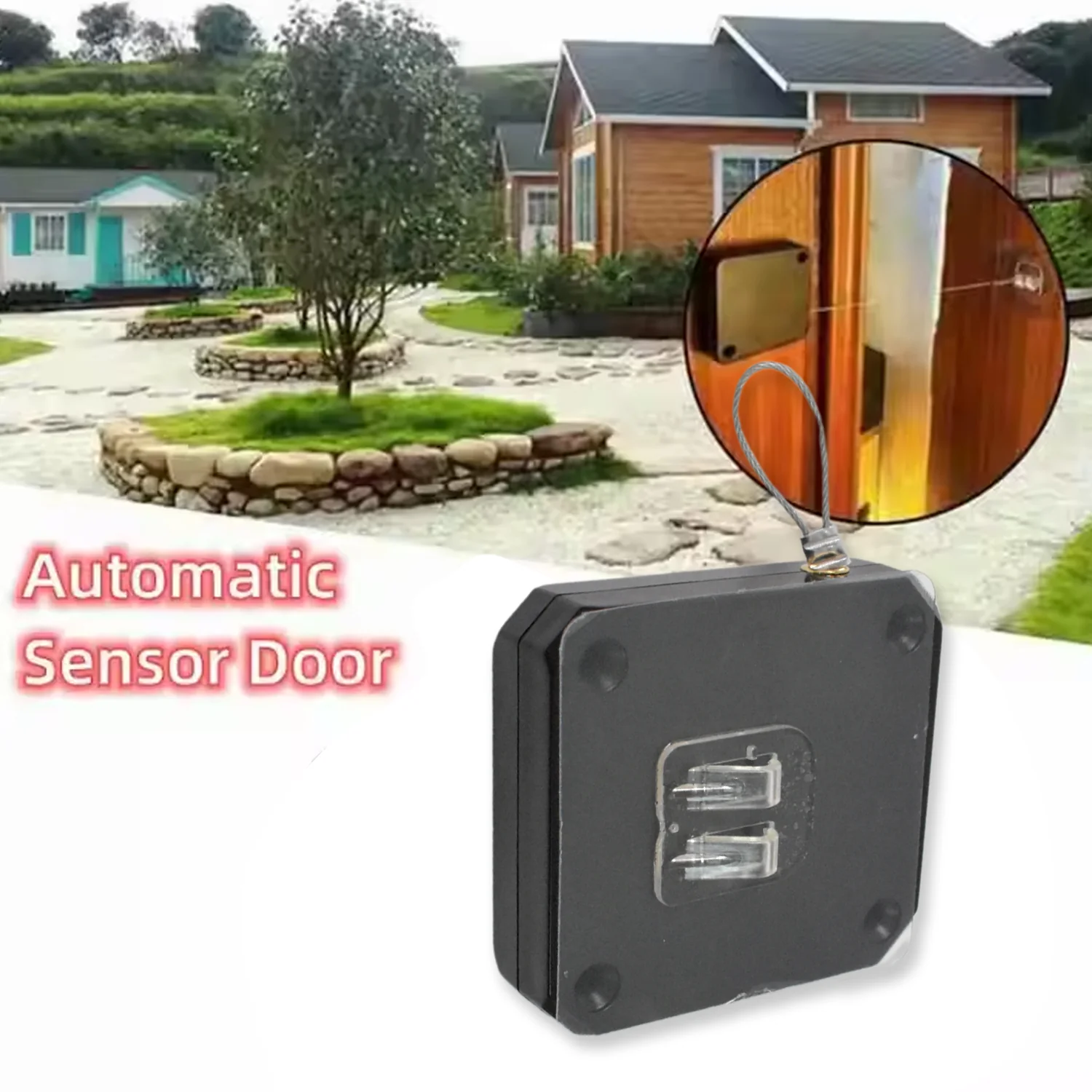 Automatic Door Closer Punch-Free Automatic Sensor Door Closer With 4 Screw - Image 11