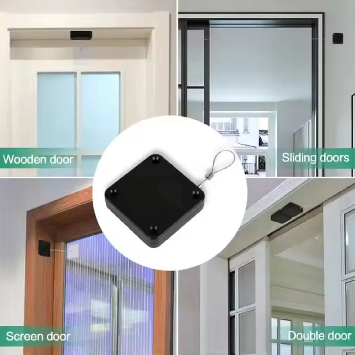 Automatic Door Closer Punch-Free Automatic Sensor Door Closer With 4 Screw - Image 9