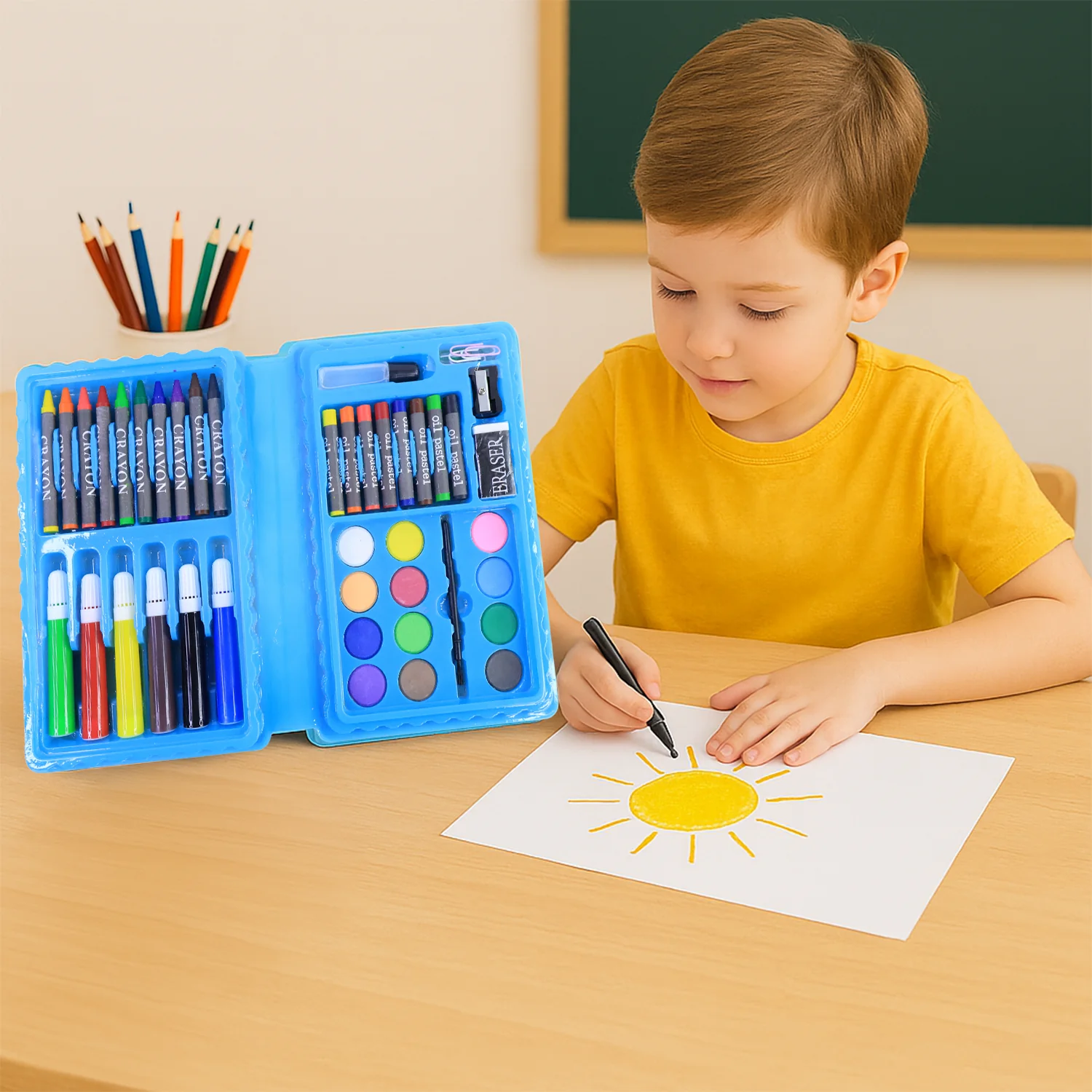 42-Piece Complete Kids Art & Craft Stationery Set - Image 6