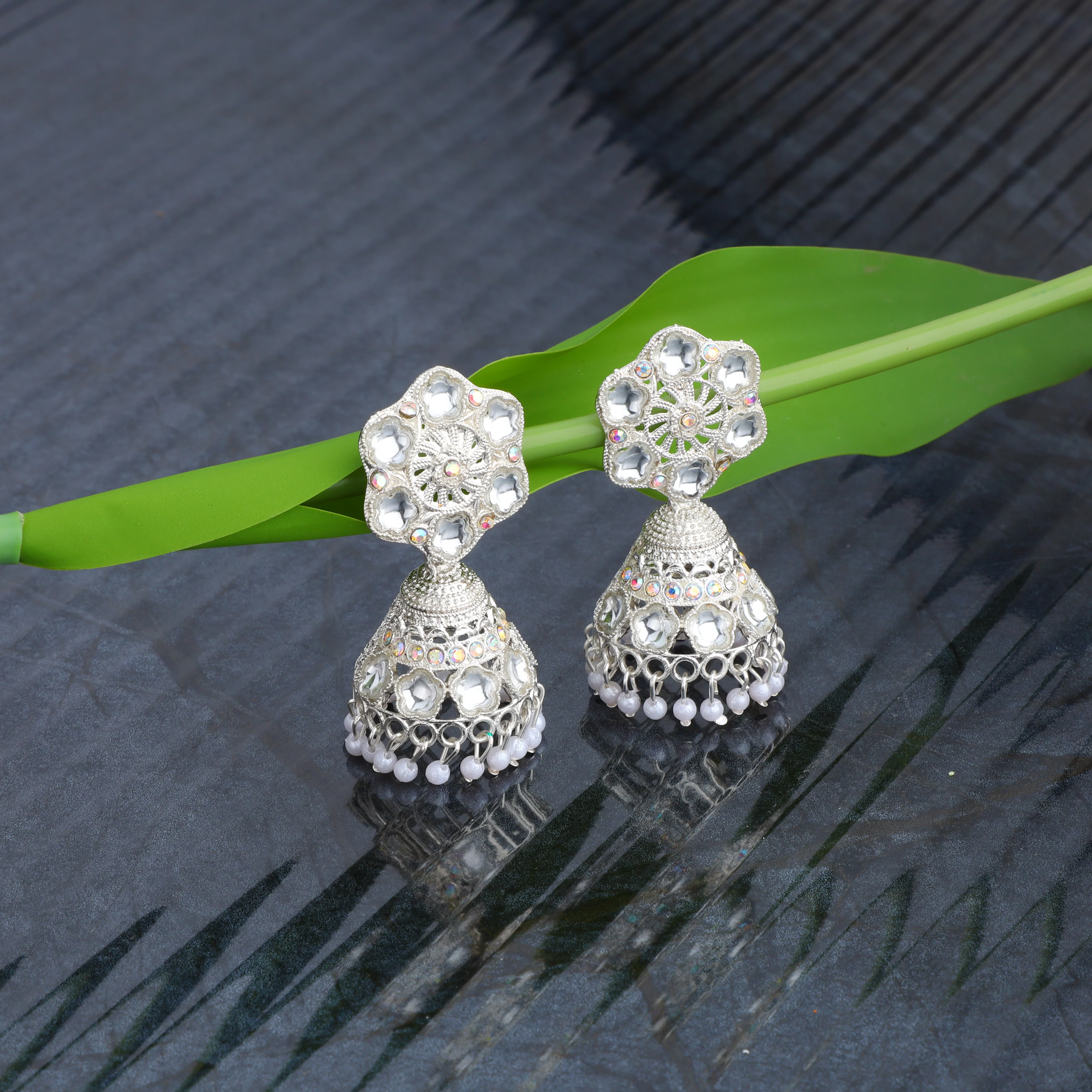 Traditional Bali Jhumki Earrings For Women And Girls - Image 3