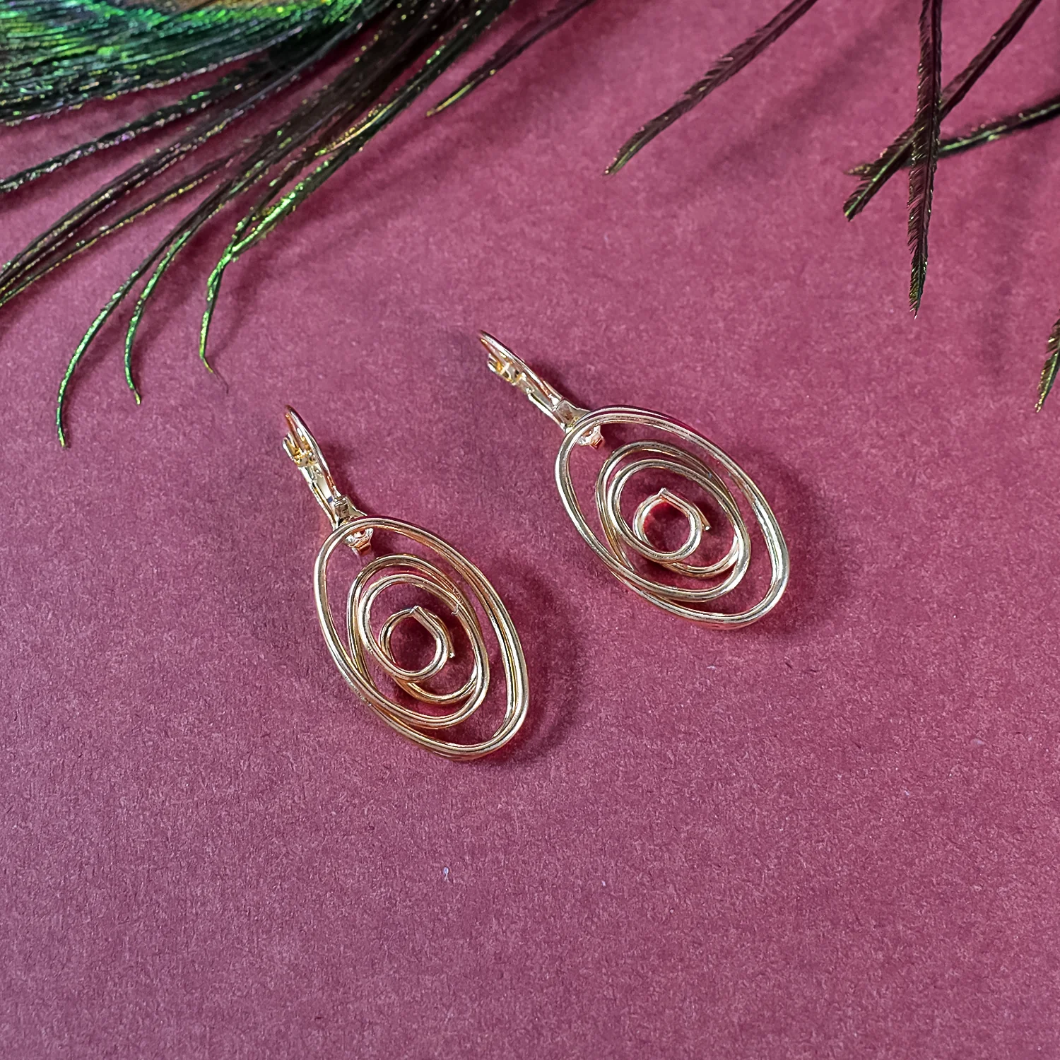 Spring Design Hoops Earring For Women And Girl - Image 4