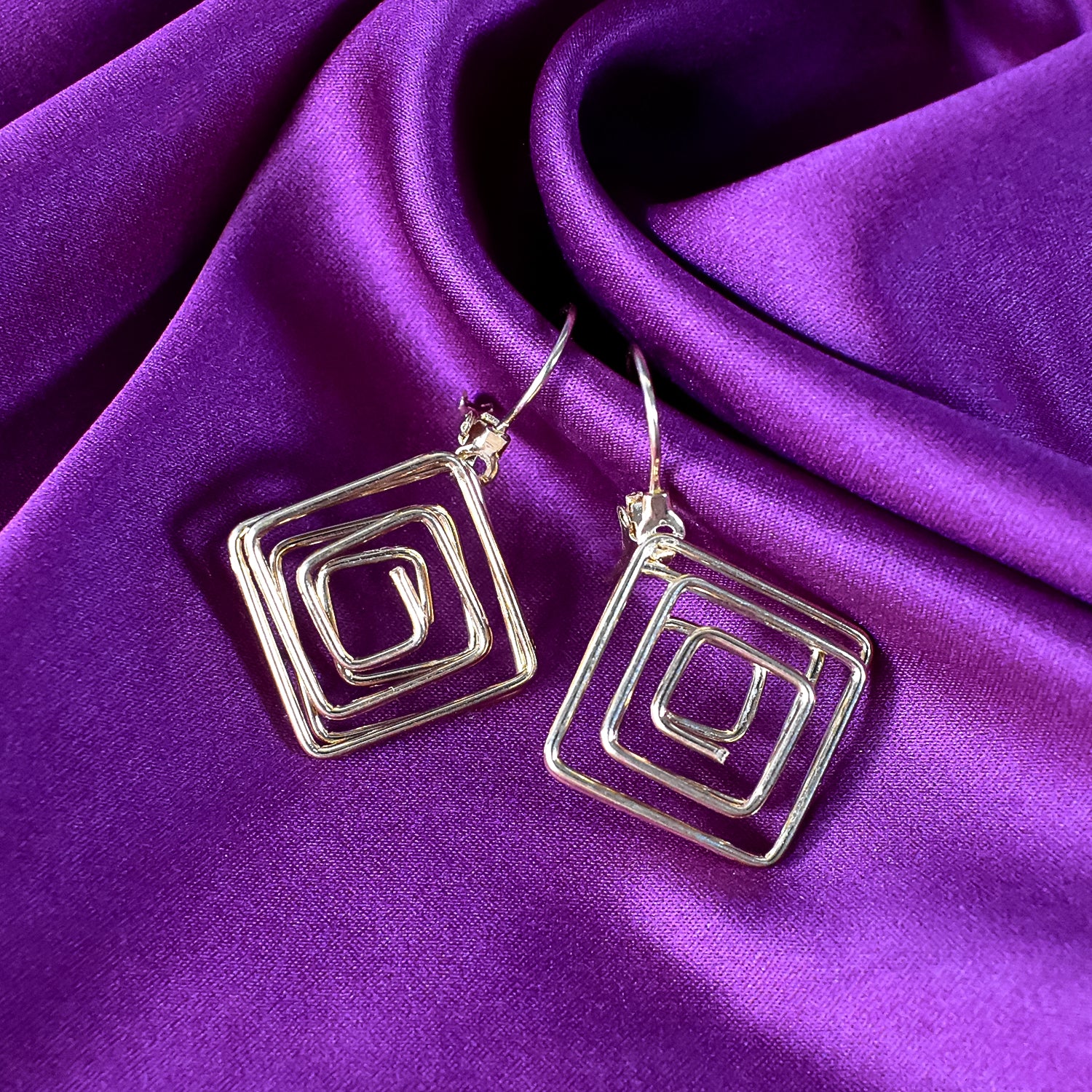 Korean Spiral Earrings for Women - Image 4