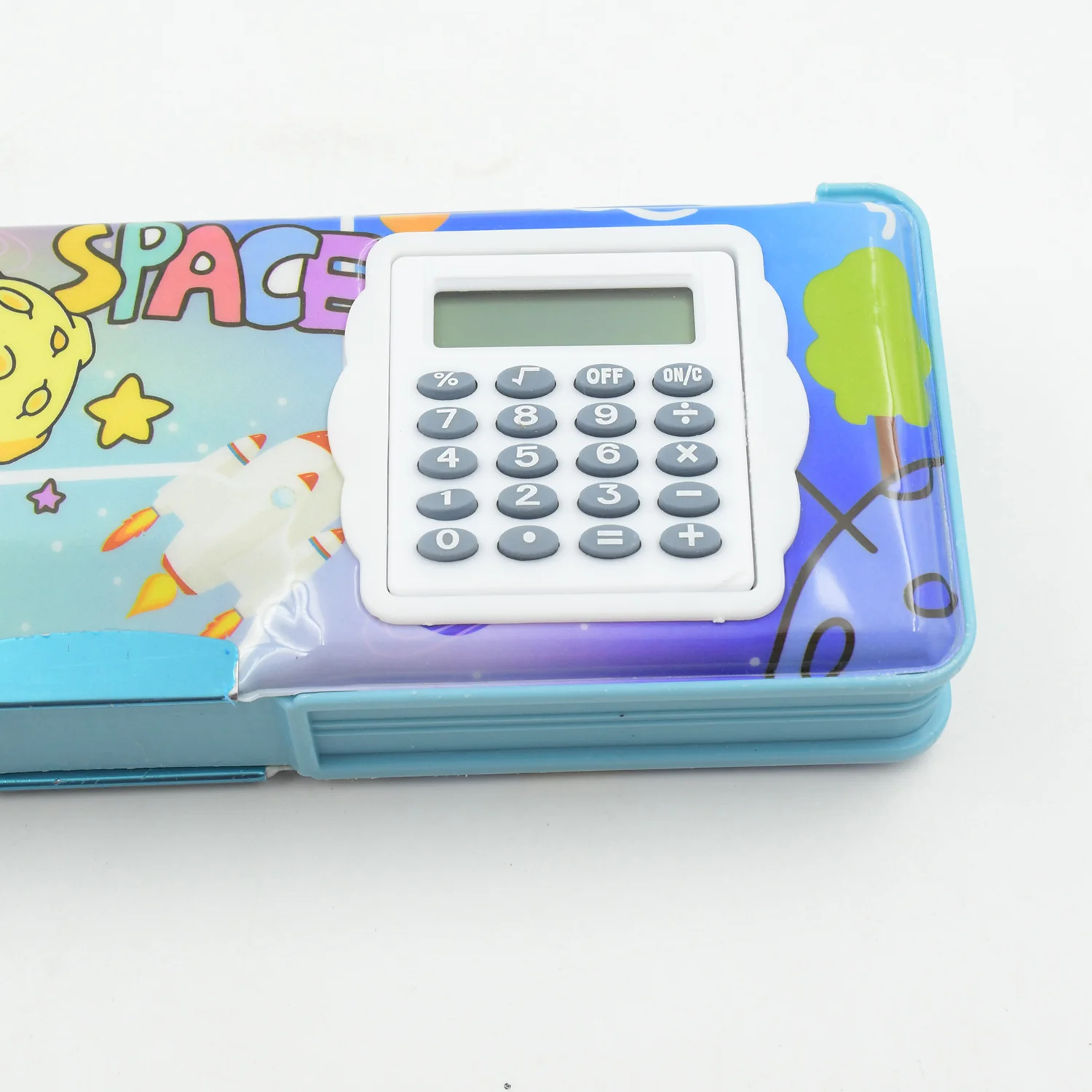 Magnetic Geometry Box - Double-Sided Pencil Case with Calculator for Students - Image 7