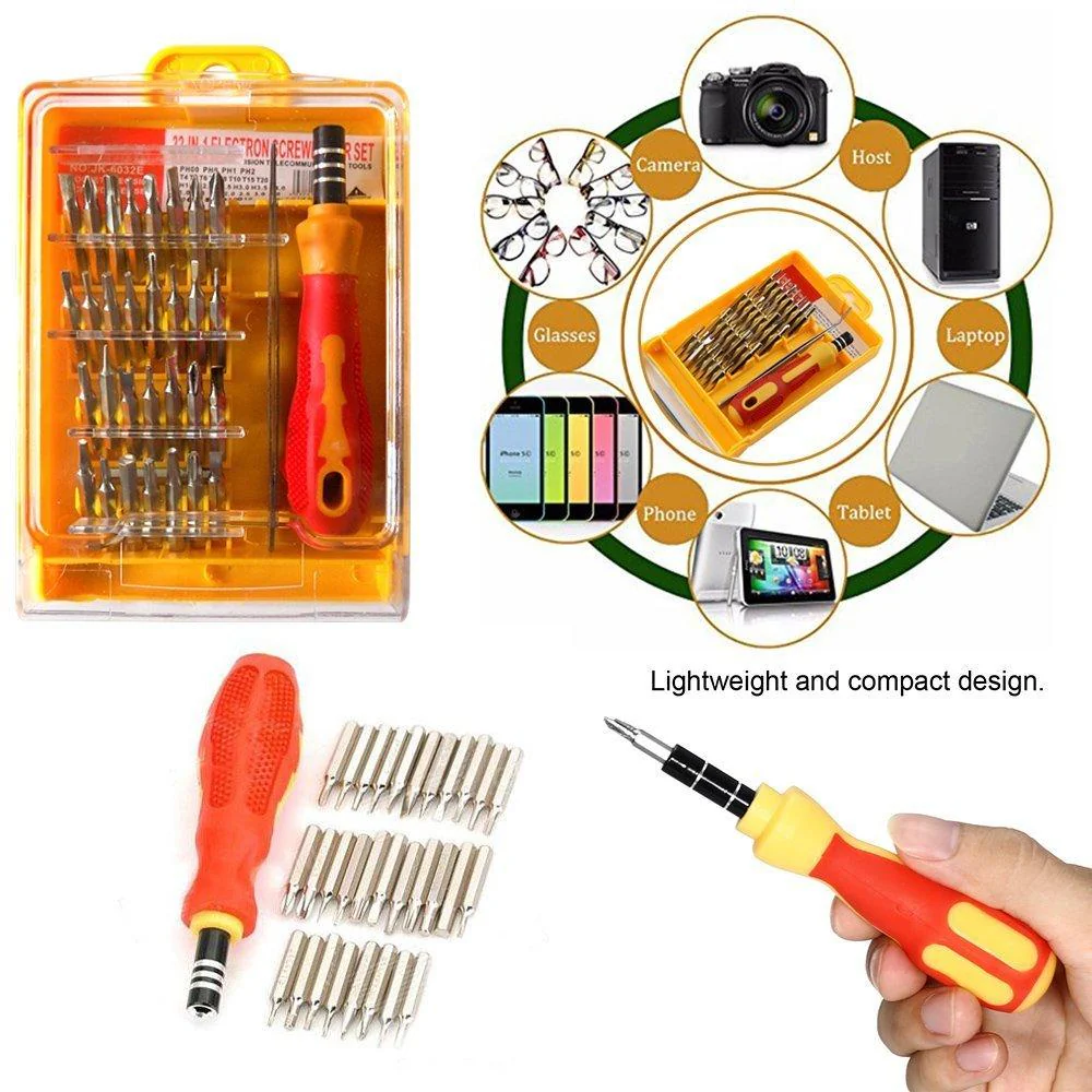 Screwdriver Set 32 in 1 with Magnetic Holder - Image 5
