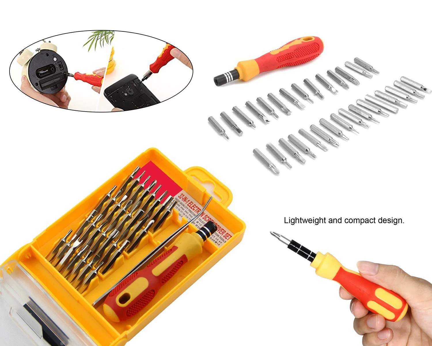 Screwdriver Set 32 in 1 with Magnetic Holder - Image 8