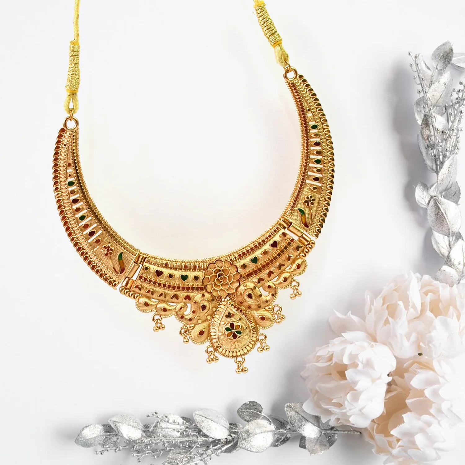Refined Gold Plated Necklace Set - A Touch of Class - Image 3
