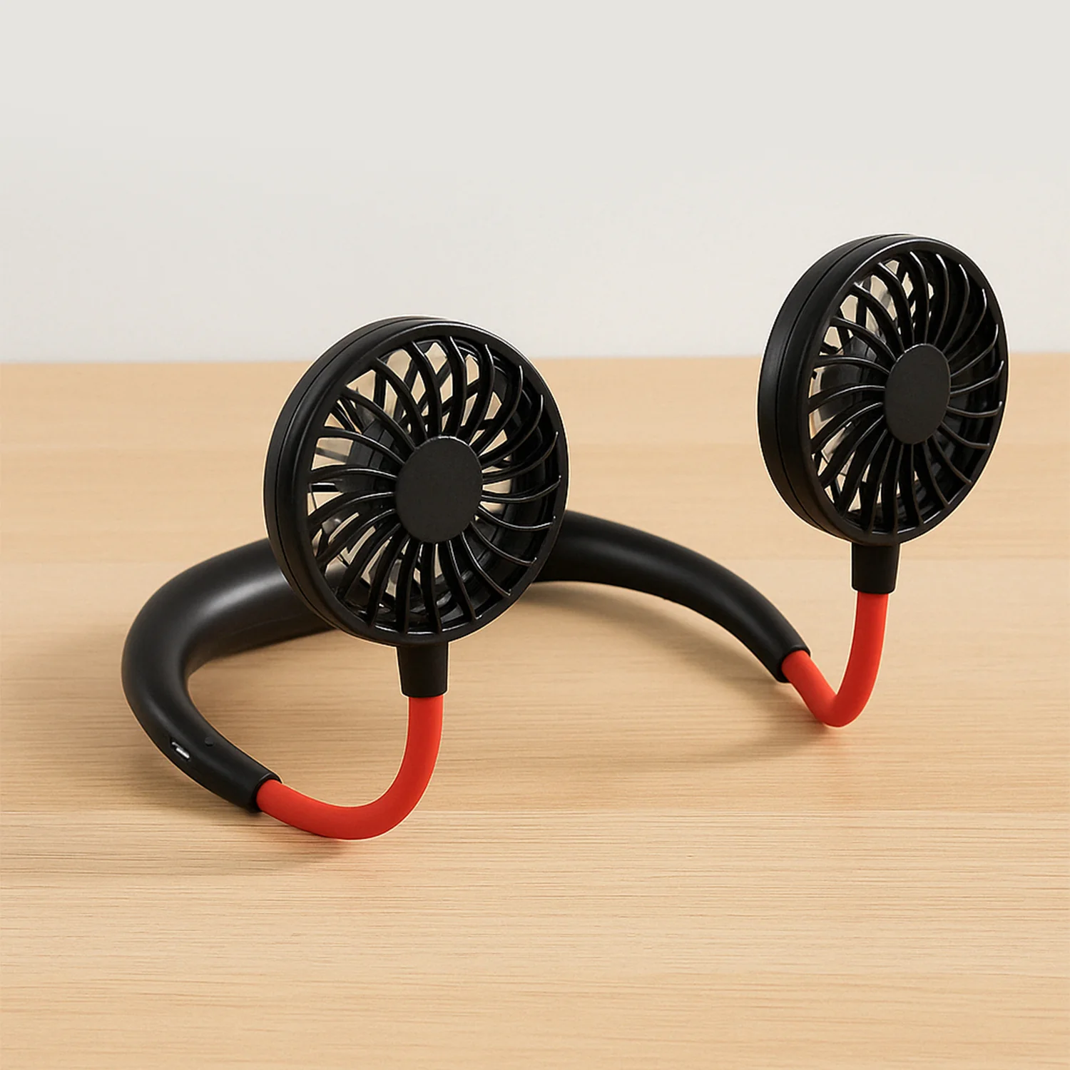 Portable USB Rechargeable Neck Fan – Hands-Free Cooling Fan - Image 3