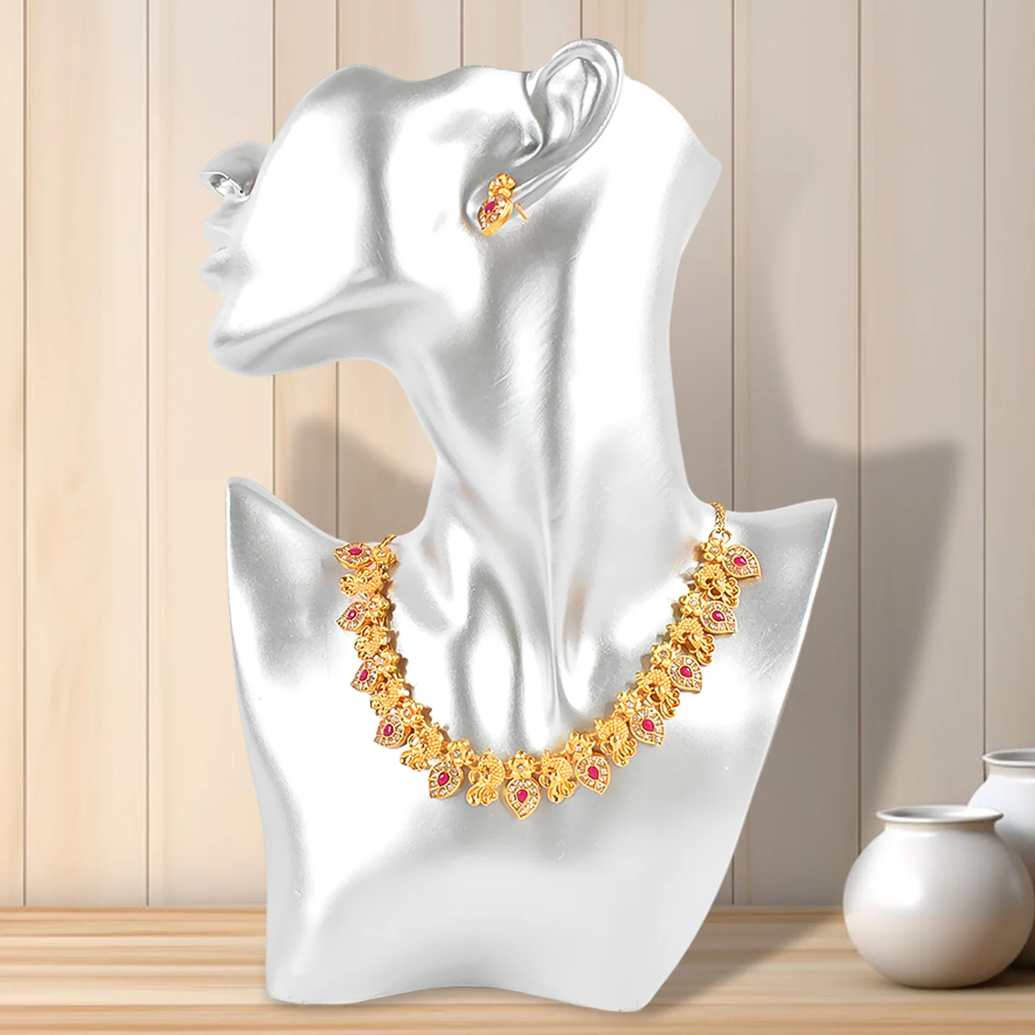 Maharashtrian Traditional Artificial jewellery Set - Image 2