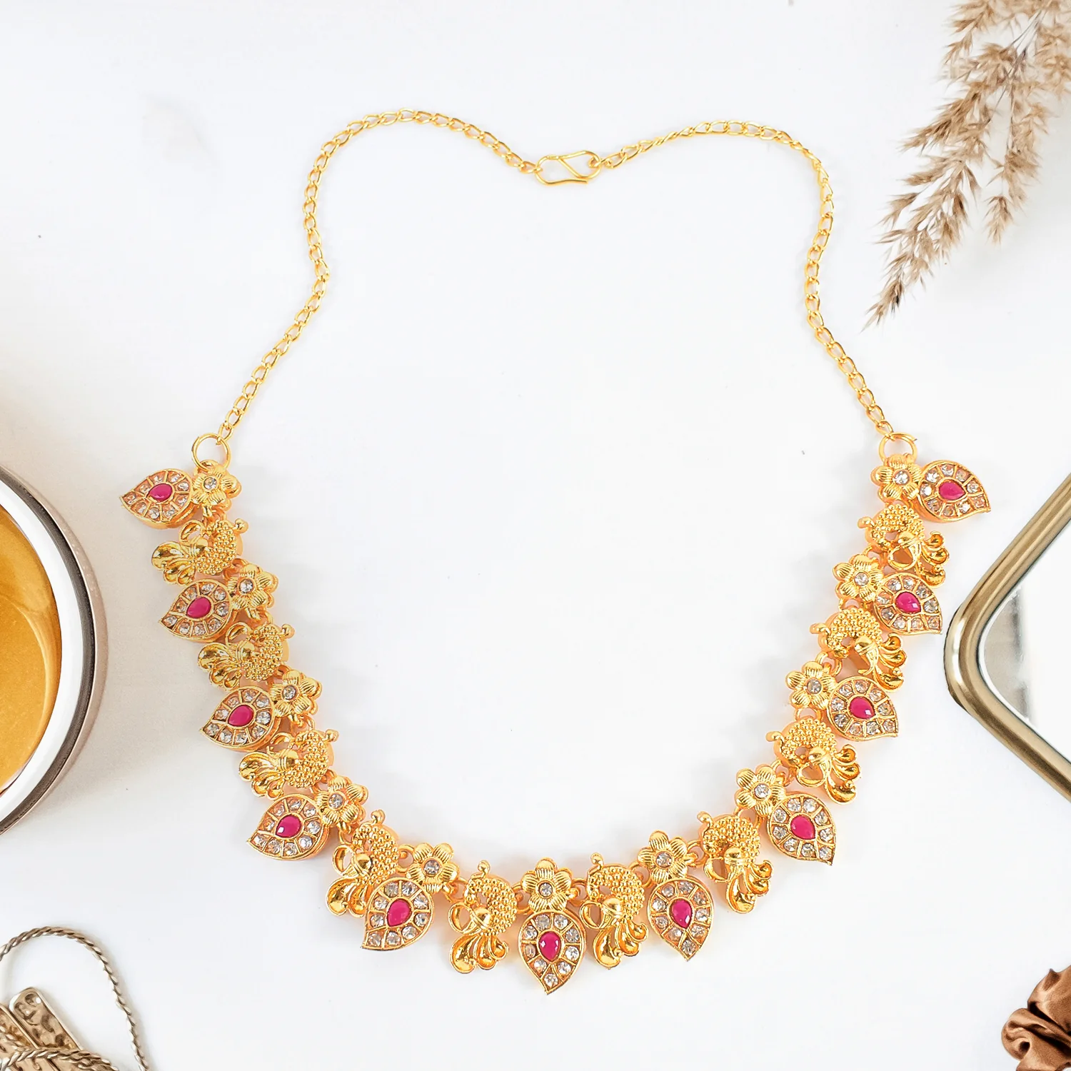 Maharashtrian Traditional Artificial jewellery Set - Image 3