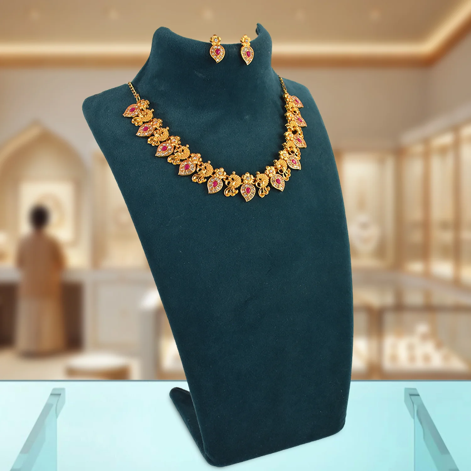 Maharashtrian Traditional Artificial jewellery Set - Image 4