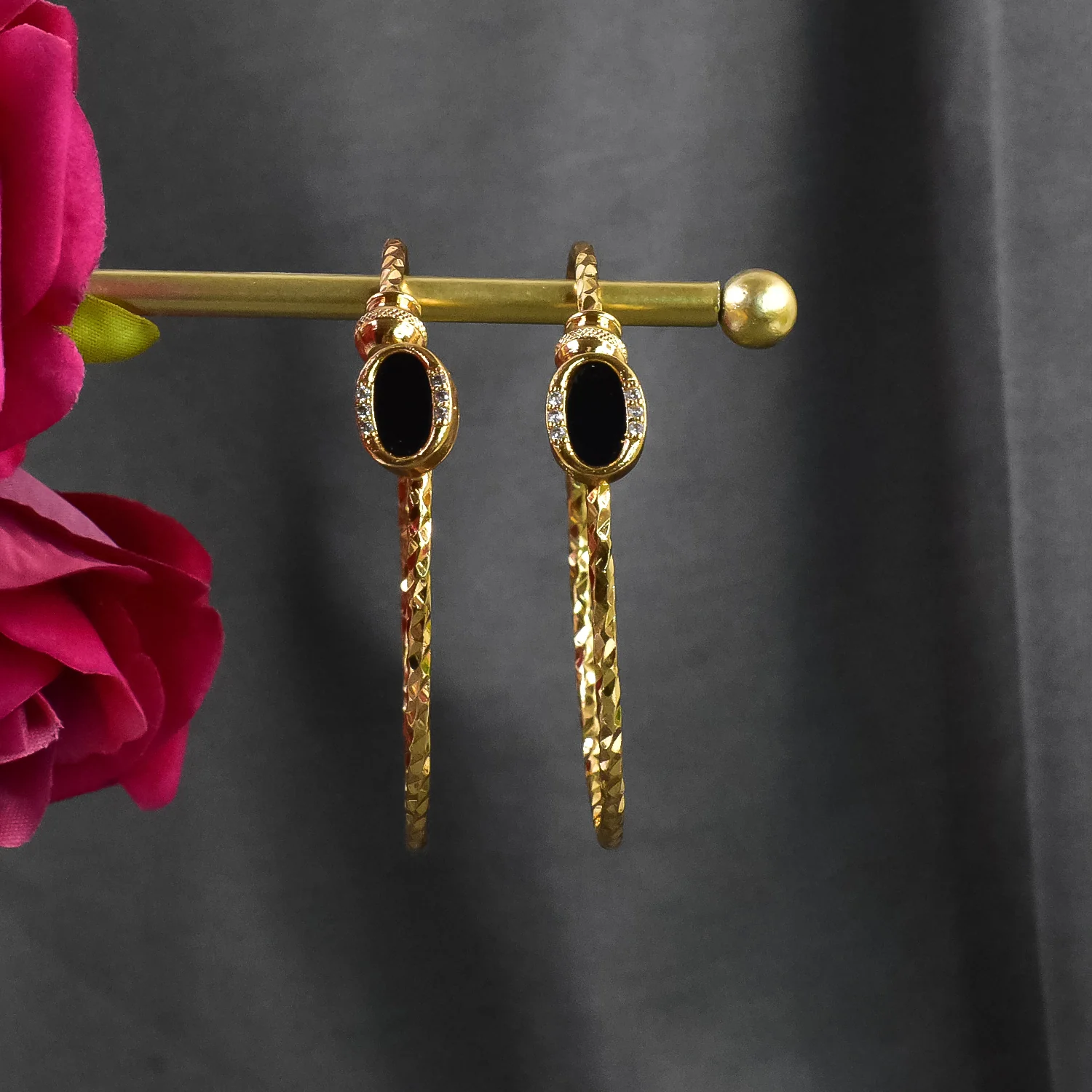 Timeless Golden Bangles (1 Pair) - Image 4