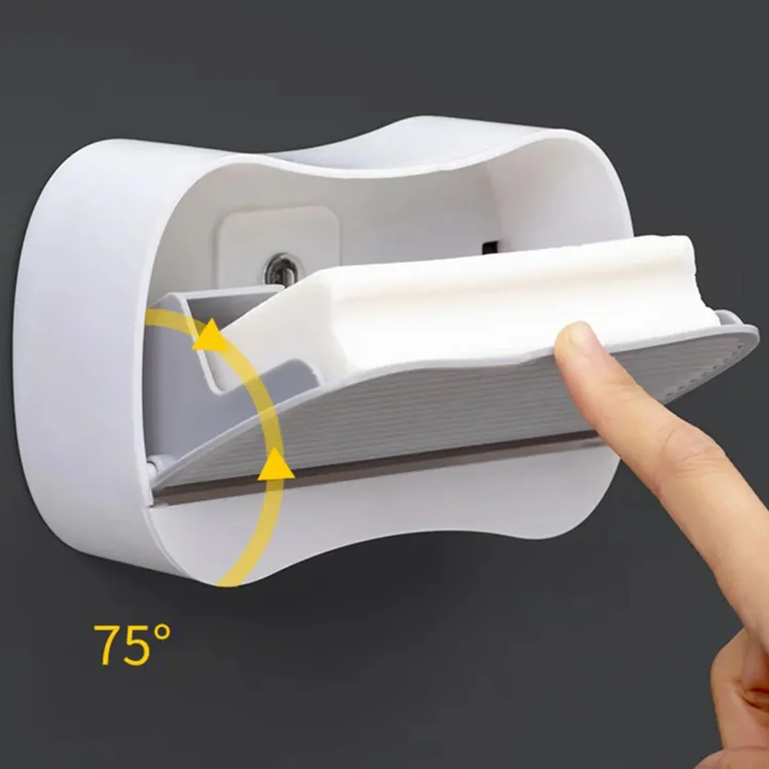 Soap Holder Travel Business Travel Hotel Portable Wall-mounted Soap Box (1 Pc) - Image 2