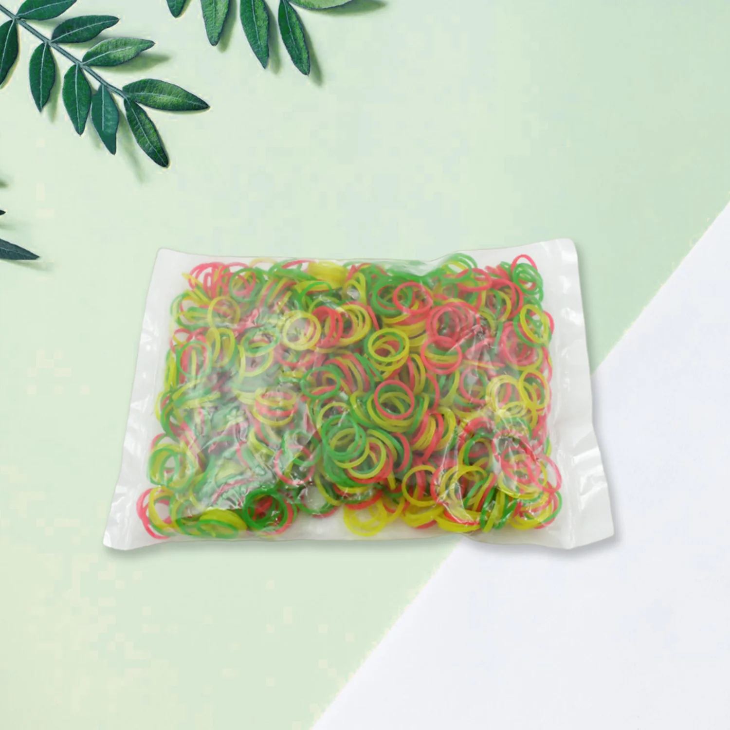 Rubber Band For Office/Home and Kitchen Accessories Item Products, Elastic Rubber Bands, Flexible Reusable Nylon Elastic Unbreakable, For Stationery, School  Multicolor (1 Inch, 50 GM), Hair accessories - Image 6